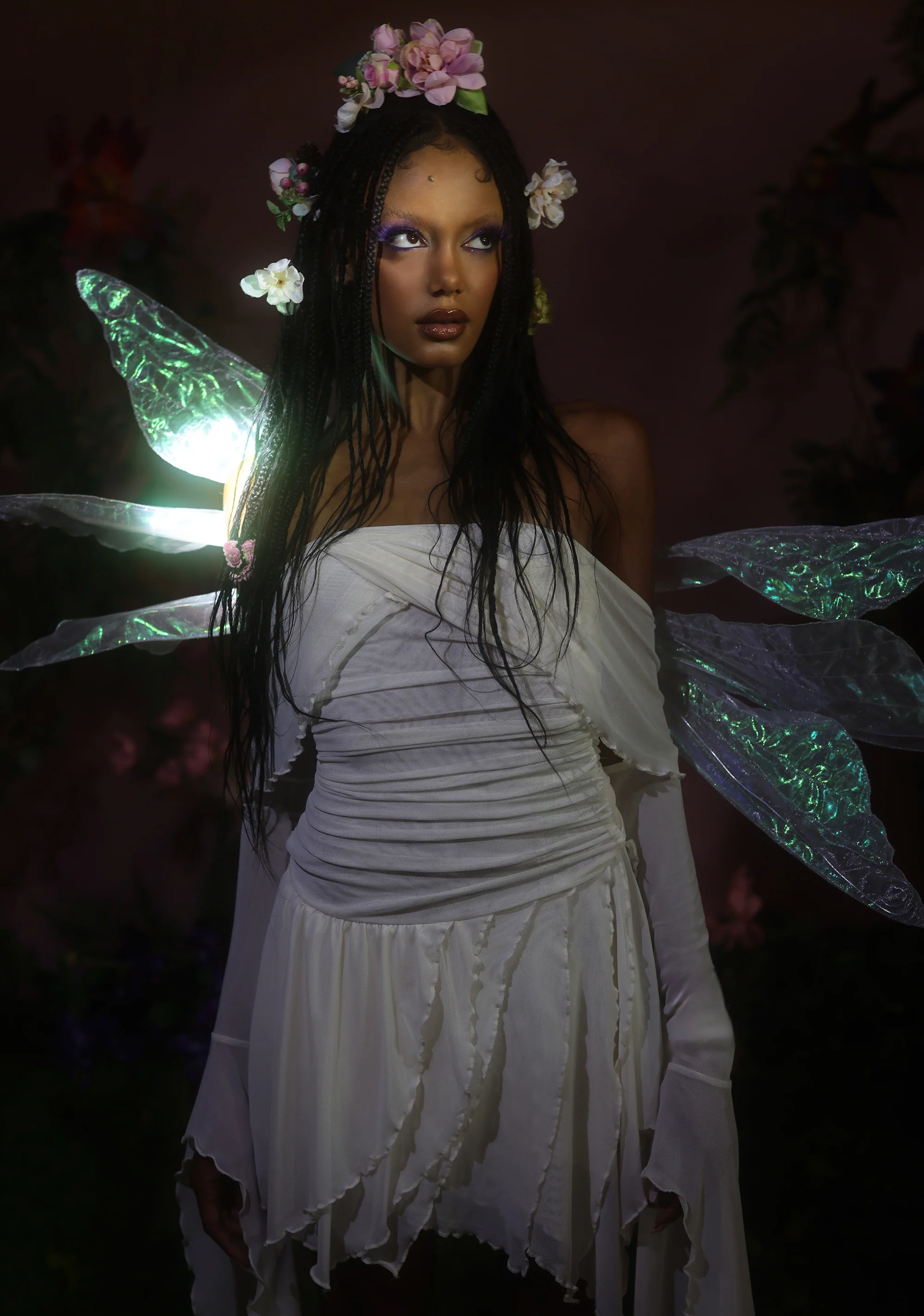 Whimsical Passage Mini Dress - White - Image 8