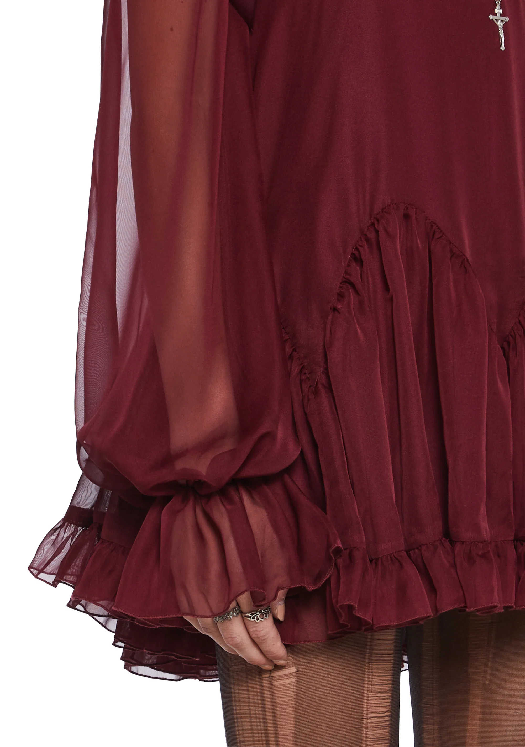 Whirlwind Radiance Mini Dress - Red - Image 6