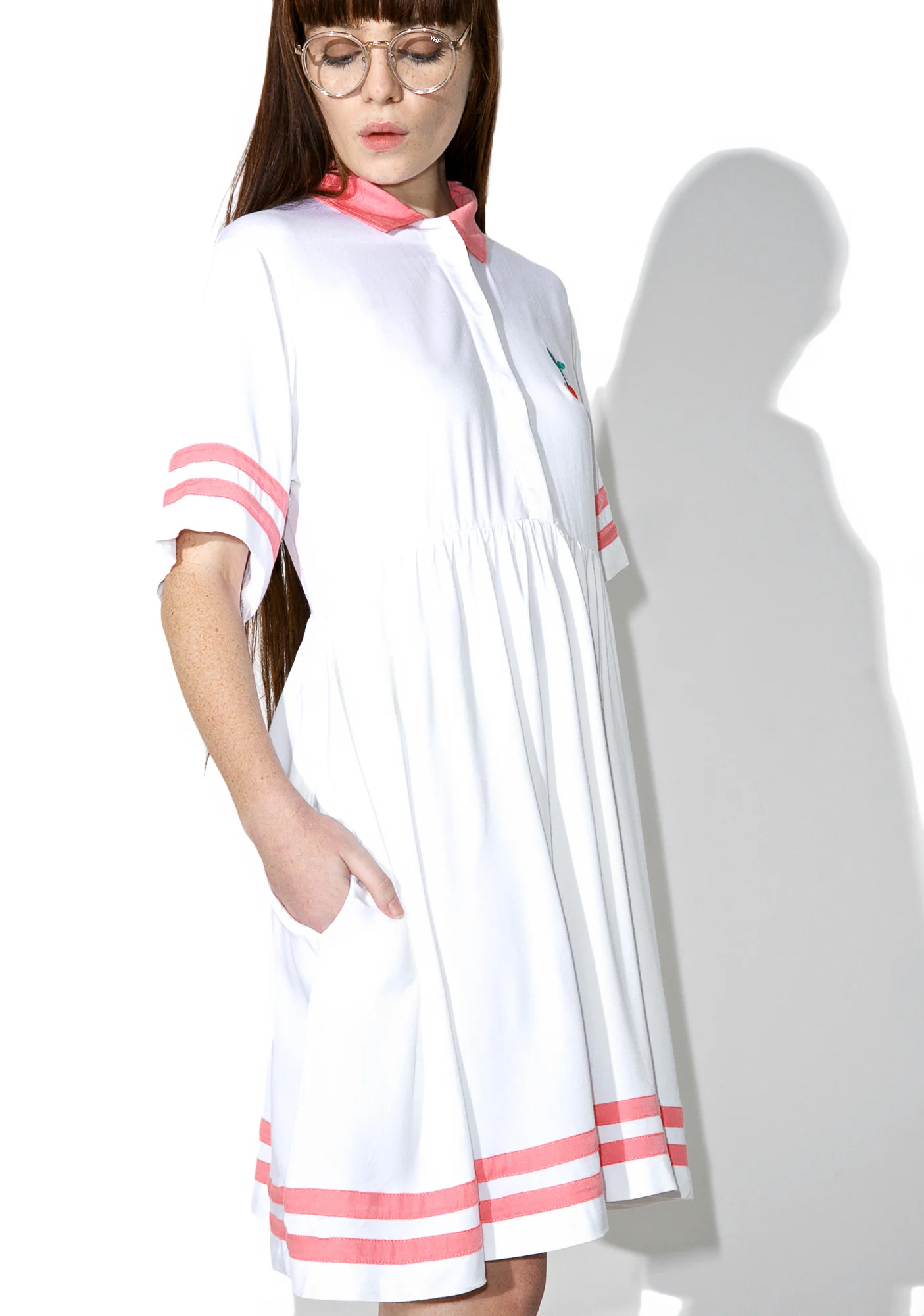 White Cherry Dress - Image 3