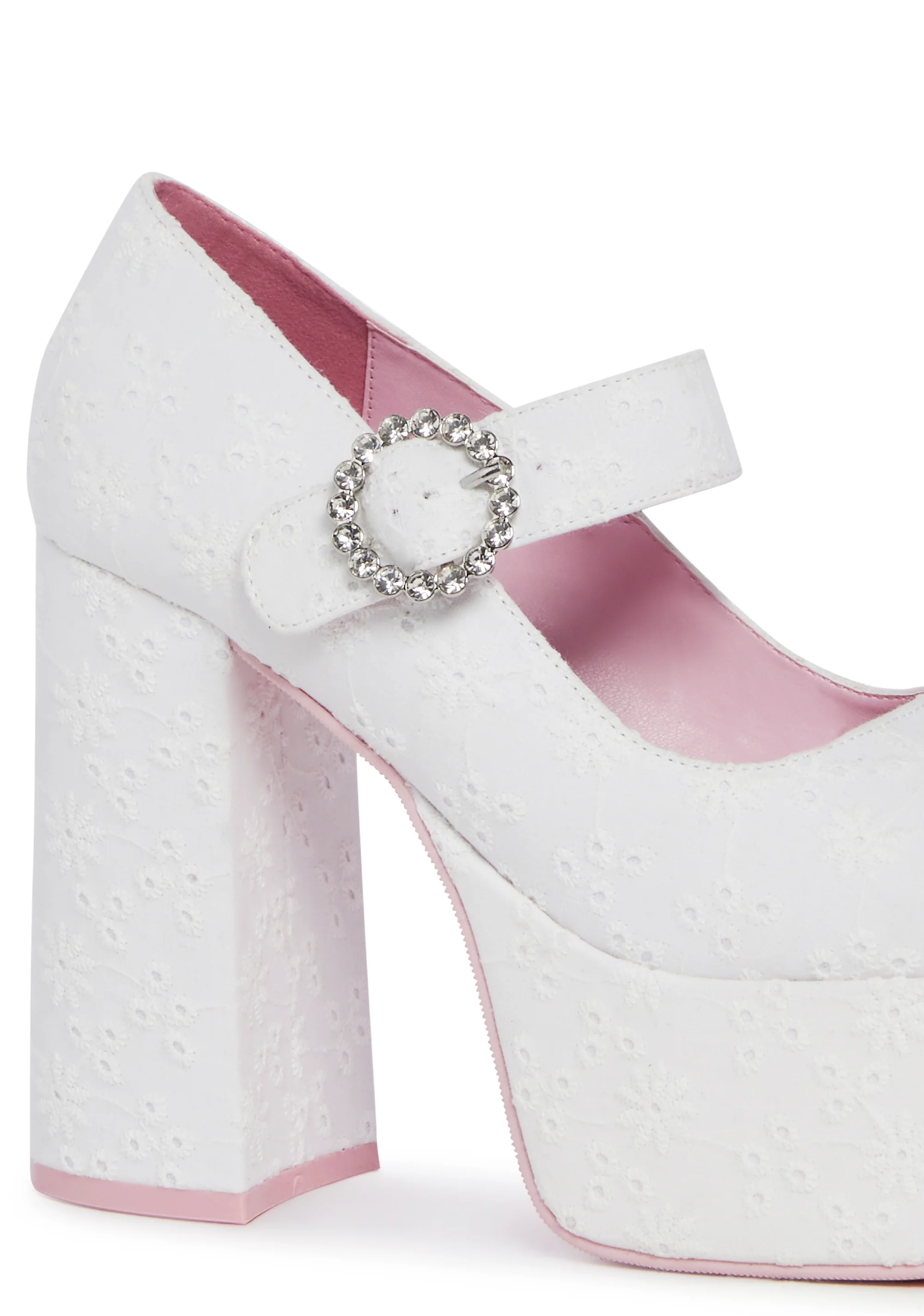 What Is Love Platform Mary Janes - Eyelet - Image 2
