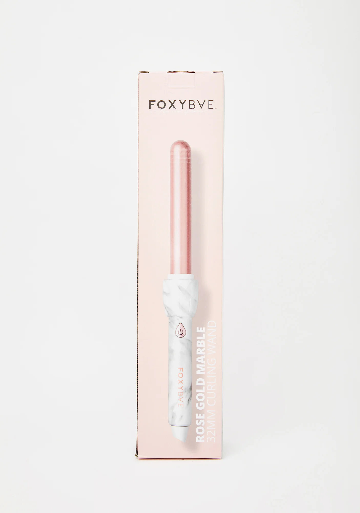 White Marble Rose Gold 32mm Curling Wand - Image 2