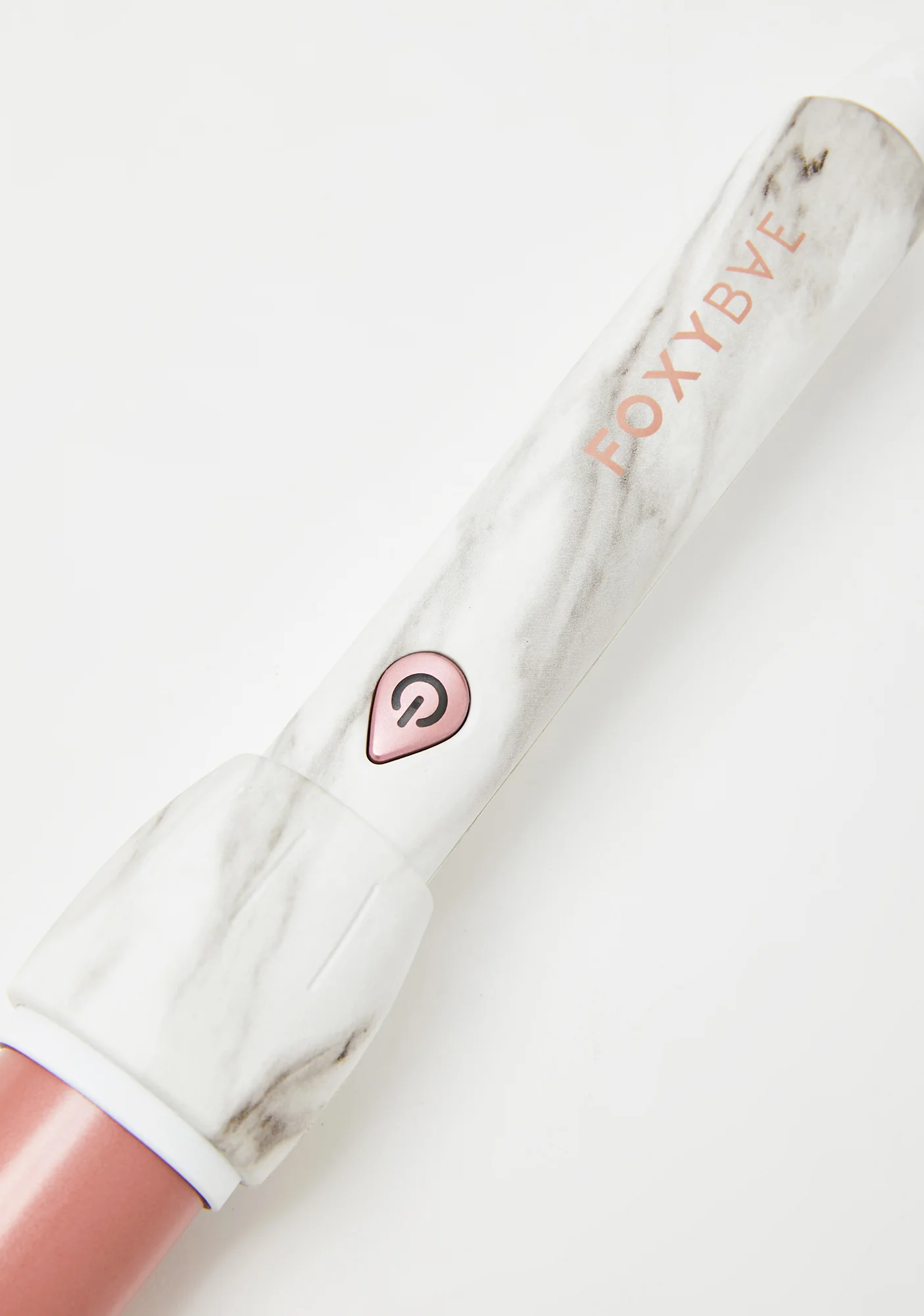 White Marble Rose Gold 32mm Curling Wand - Image 3