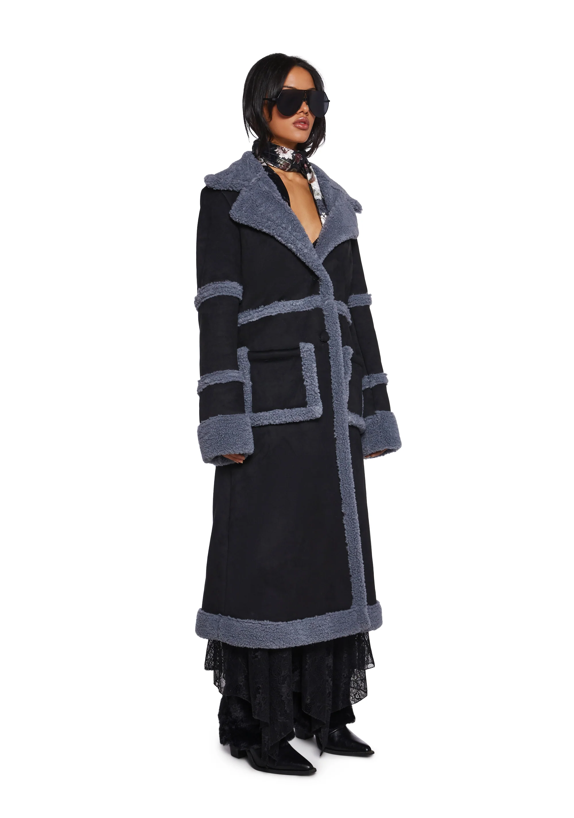 Whole Lotta Love Faux Suede Coat - Image 3
