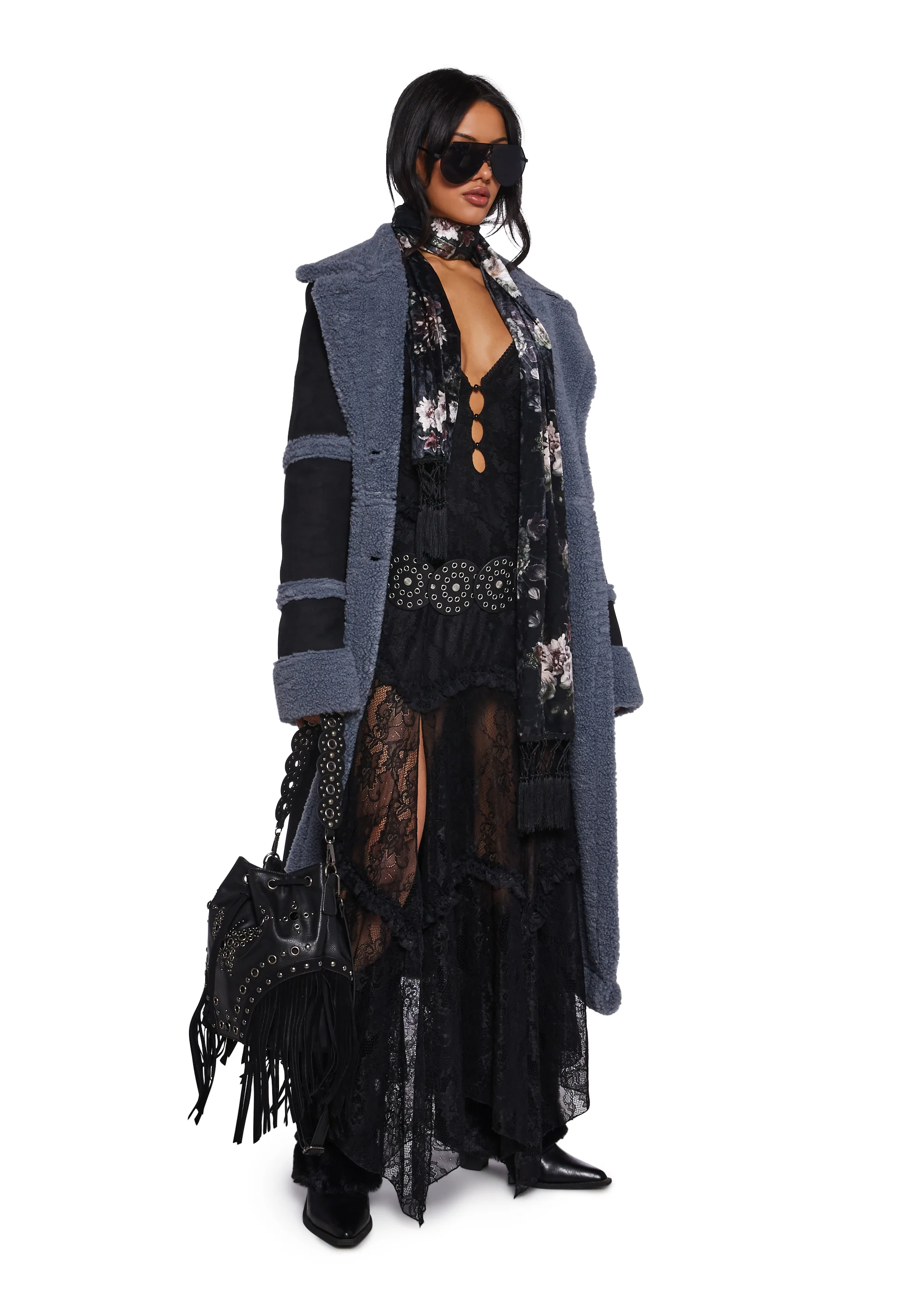 Whole Lotta Love Faux Suede Coat - Image 5