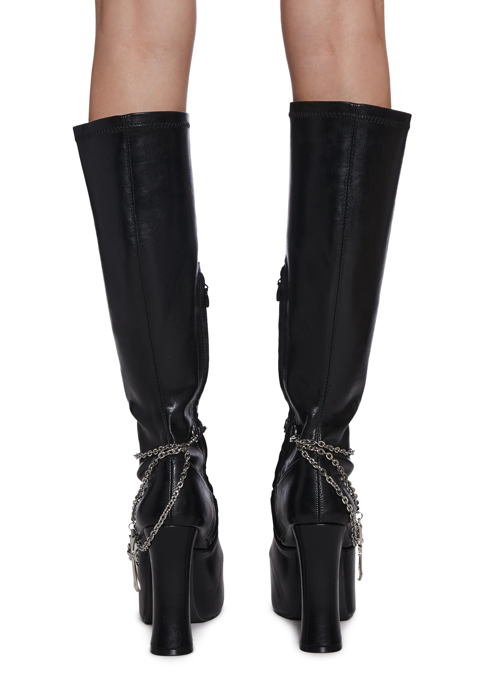 Wicked Descent Knee High Boots - Image 4