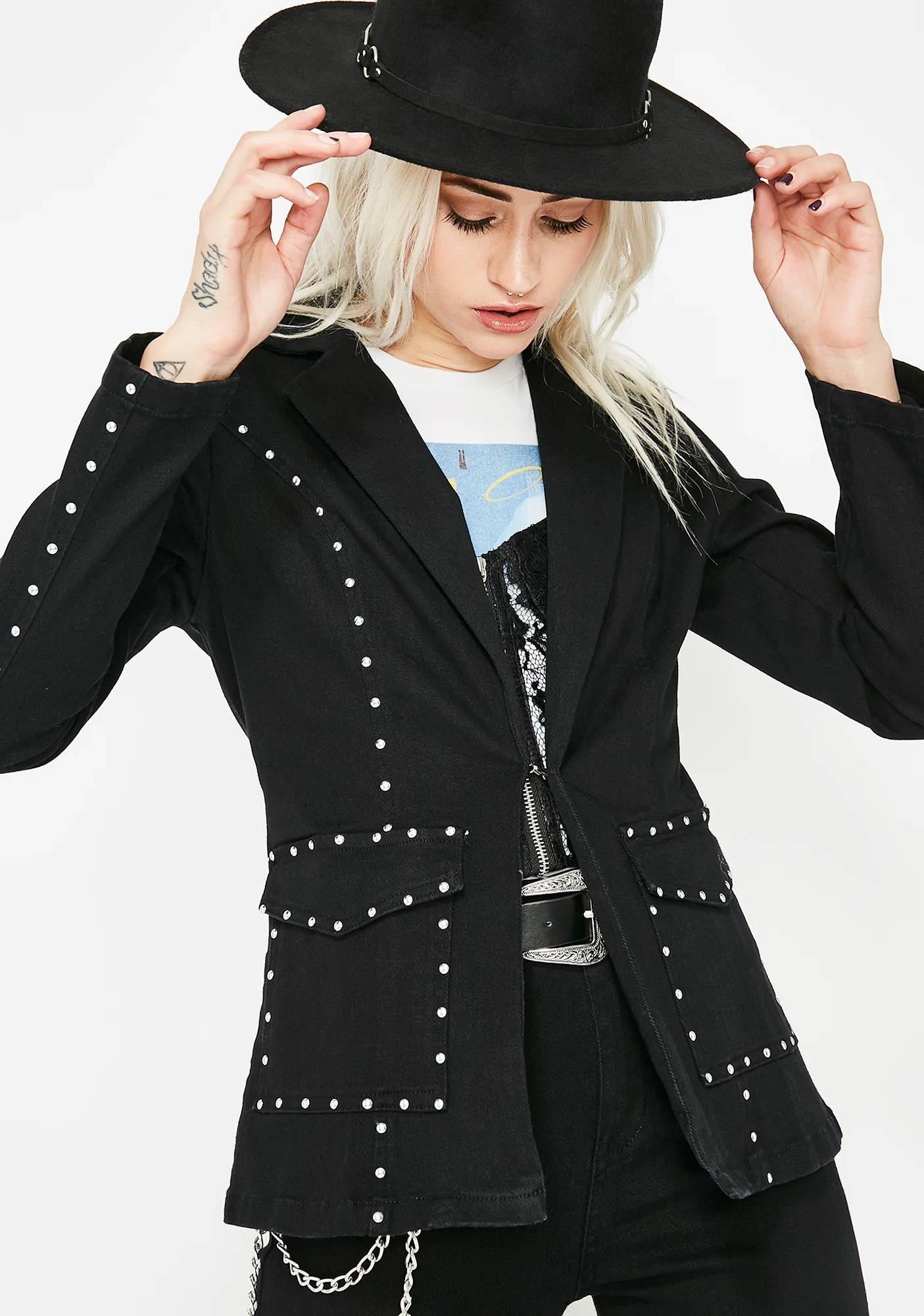 Wicked West Studded Blazer - Image 3
