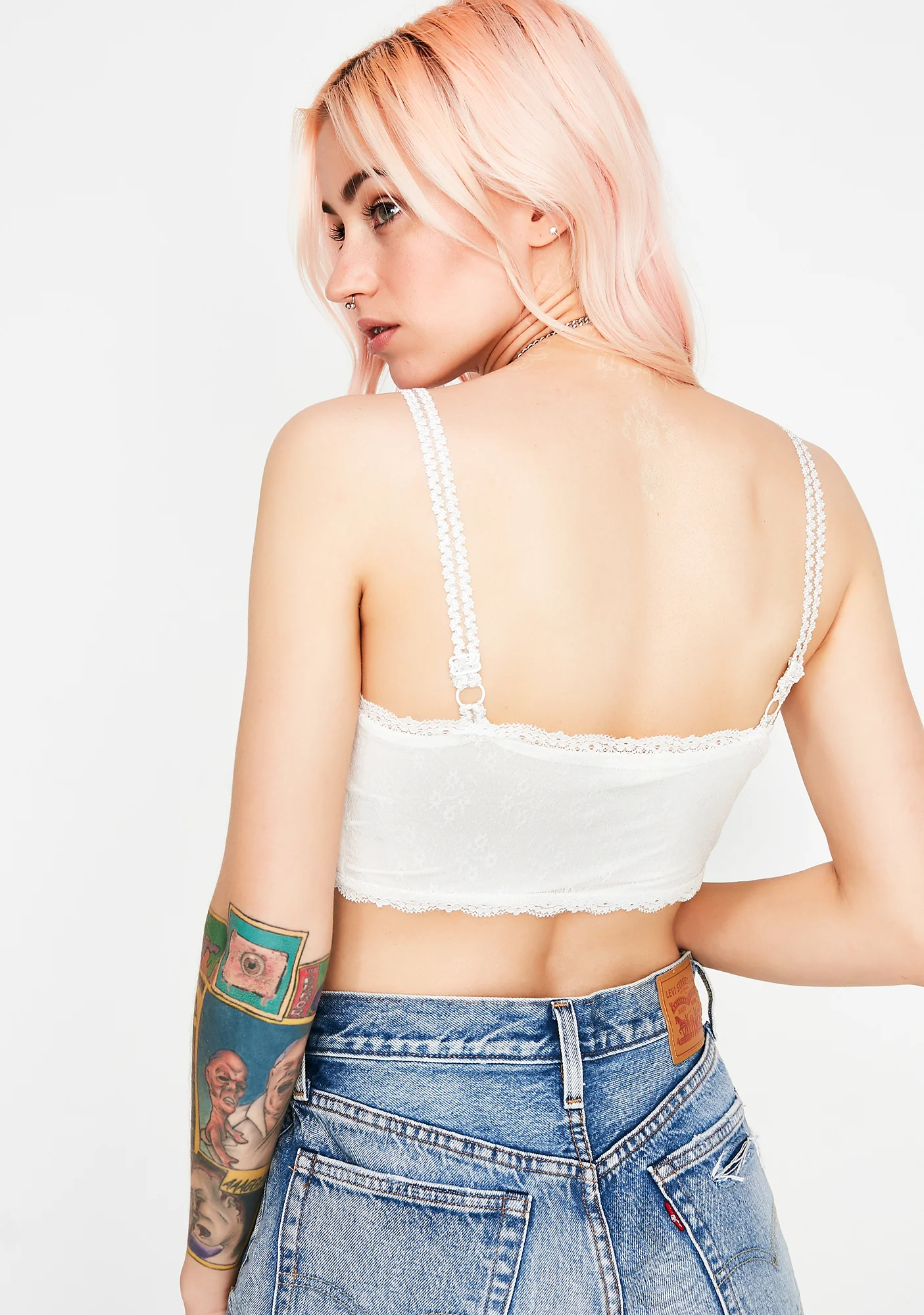 Wide Eyes Crop Top - Image 4