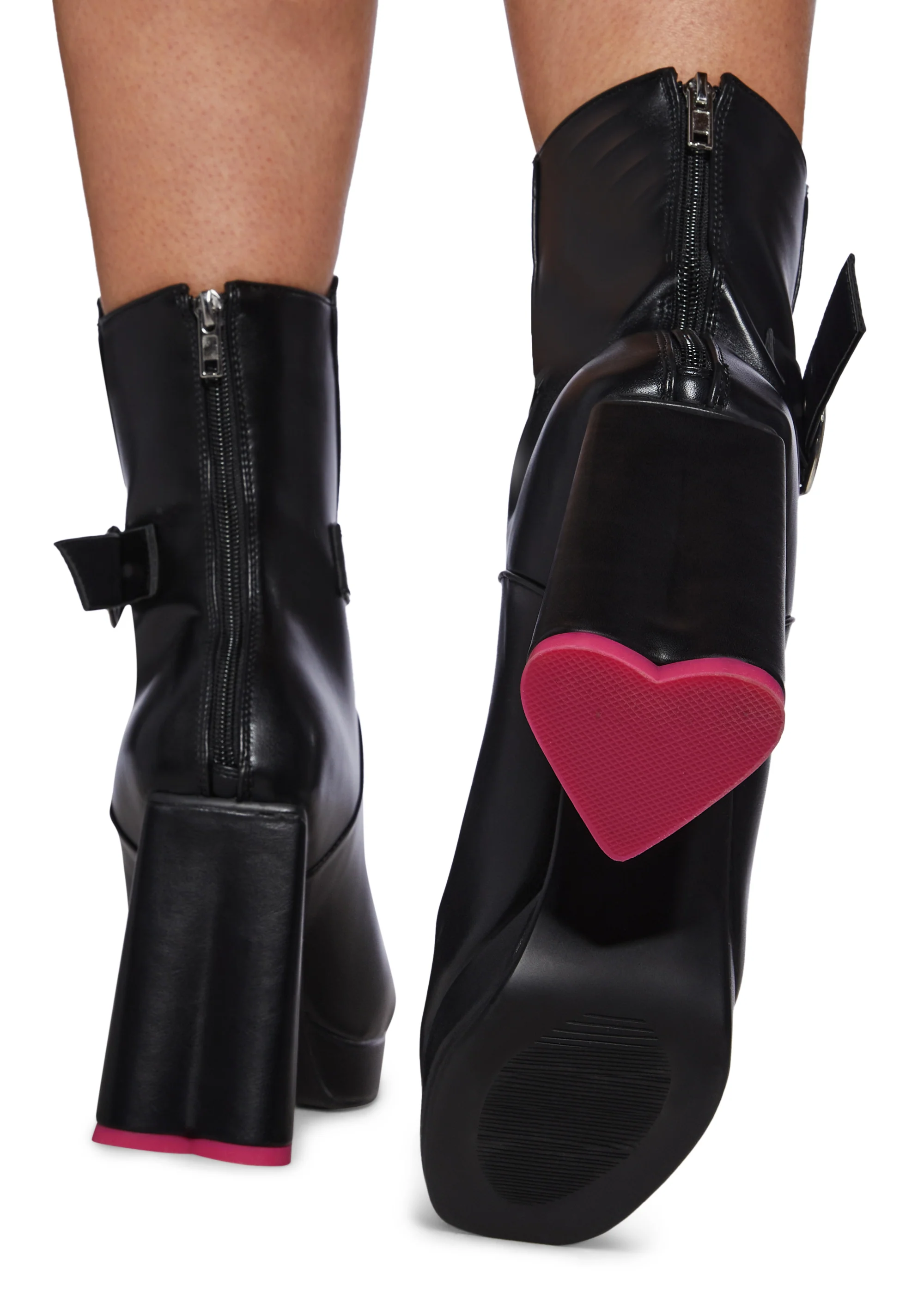 Wide Fit All Yours Platform Boots - Image 2