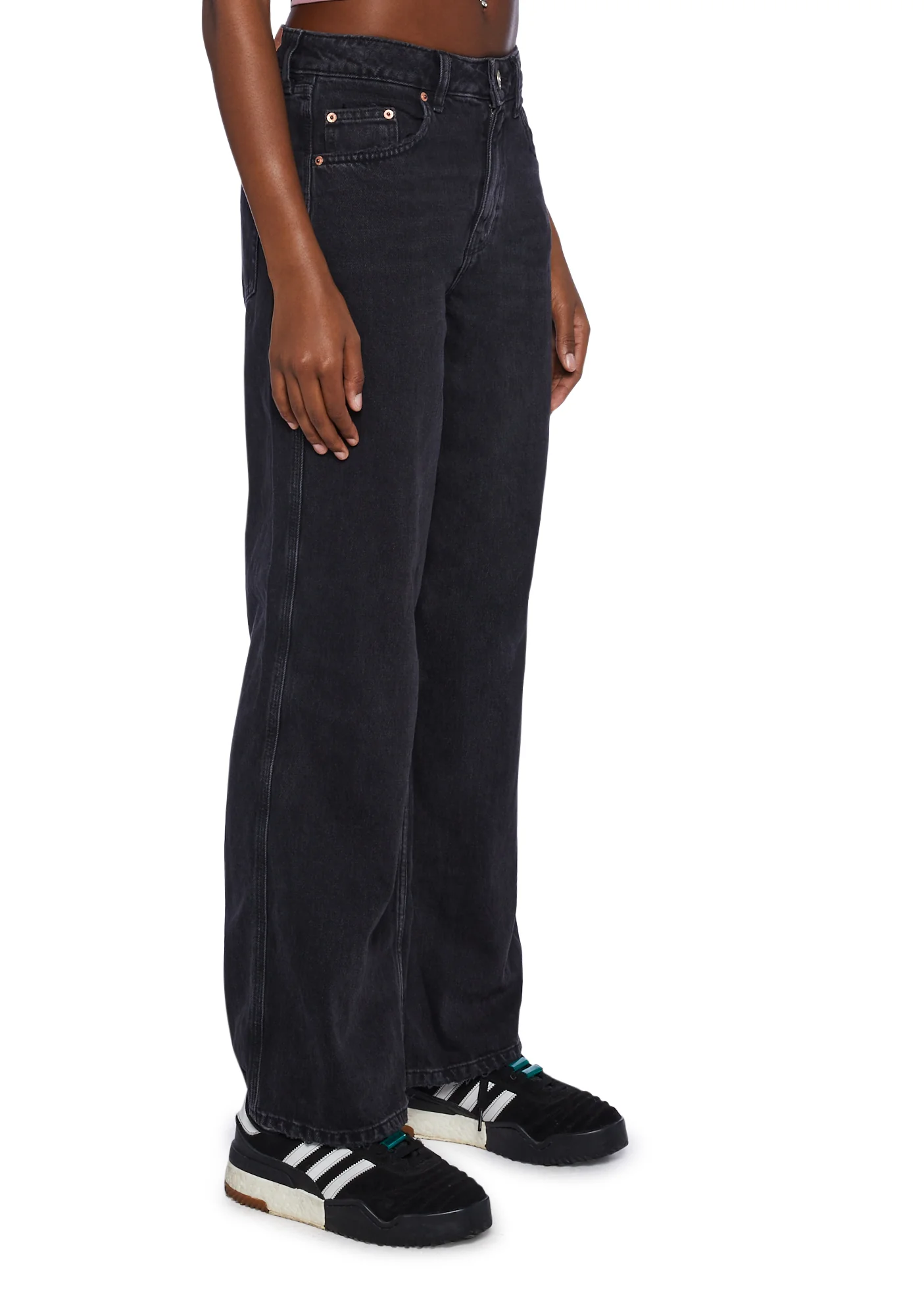 Wide Leg Puddle Jeans - Image 3