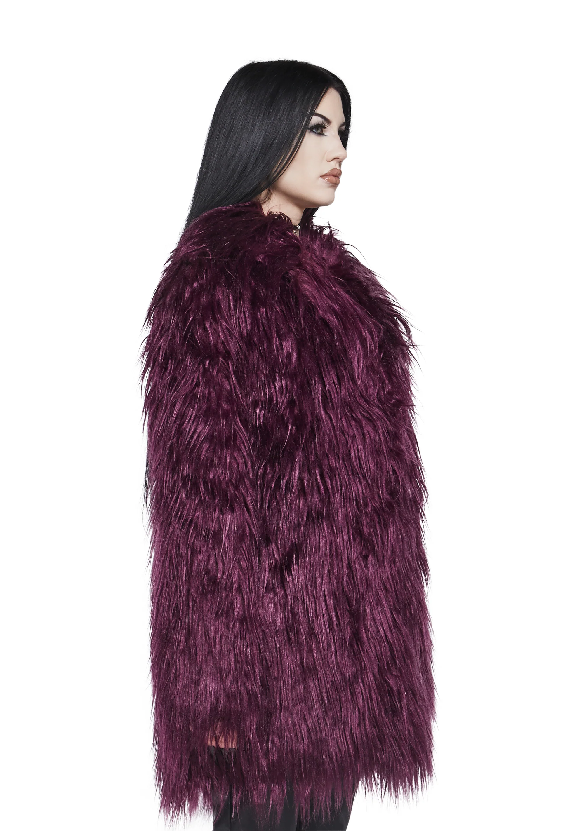Grim Grace Shag Faux Fur Jacket - Image 3