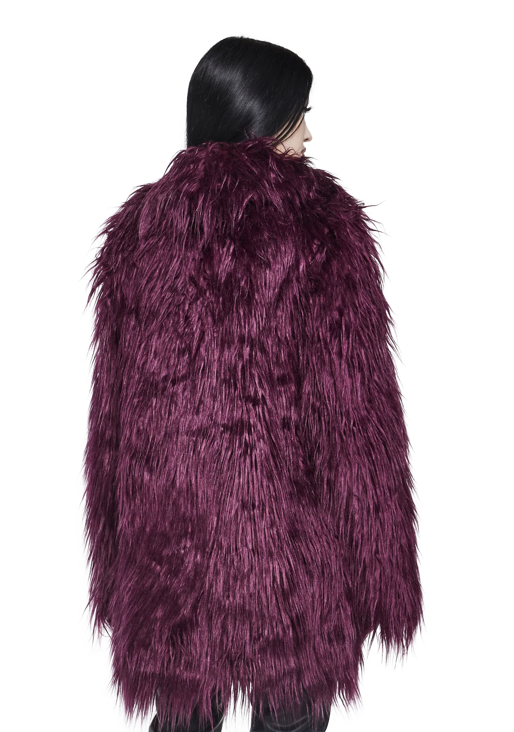 Grim Grace Shag Faux Fur Jacket - Image 4