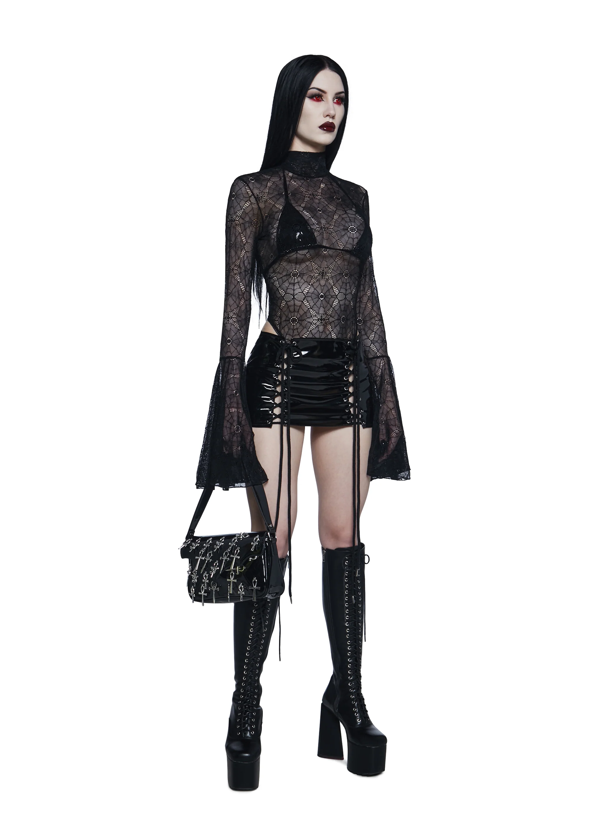 Widow's Mark Lace Teddy - Image 2