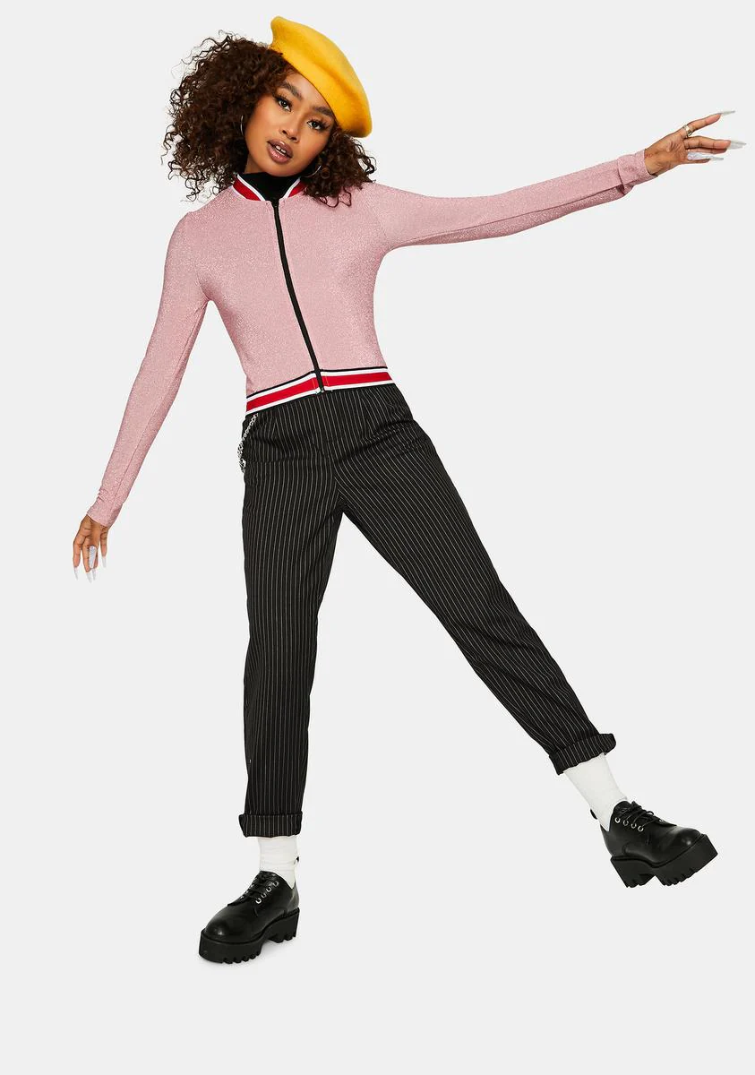 Wild Heart Sparkle Bomber Jacket - Image 3
