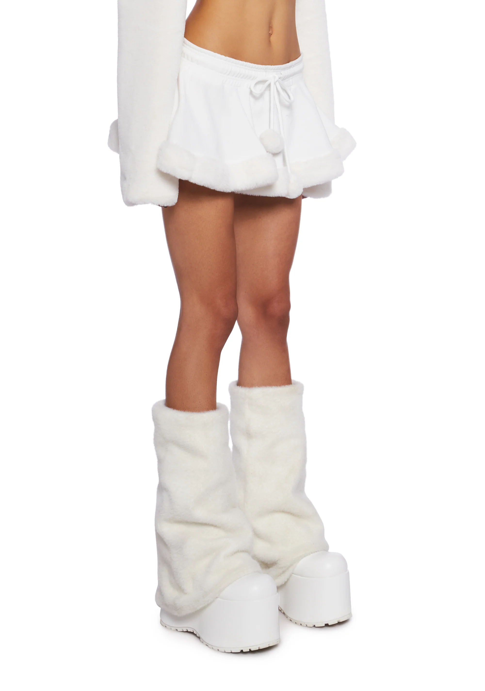 Wild One Mini Skirt - White - Image 3