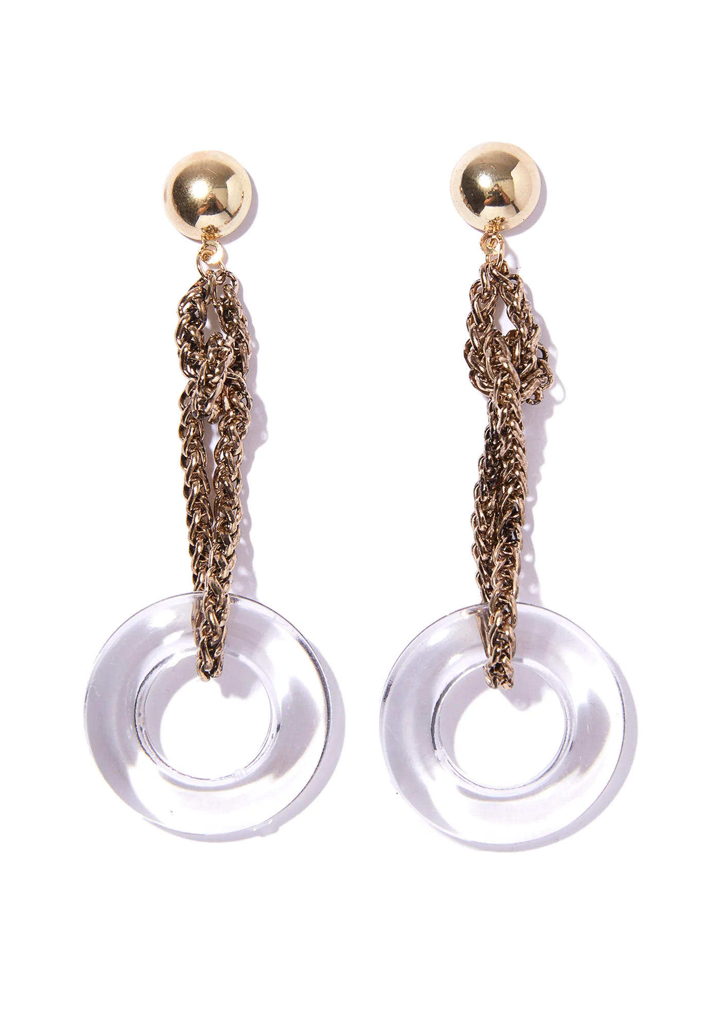 Wild Out Chain Drop Earrings - Image 2