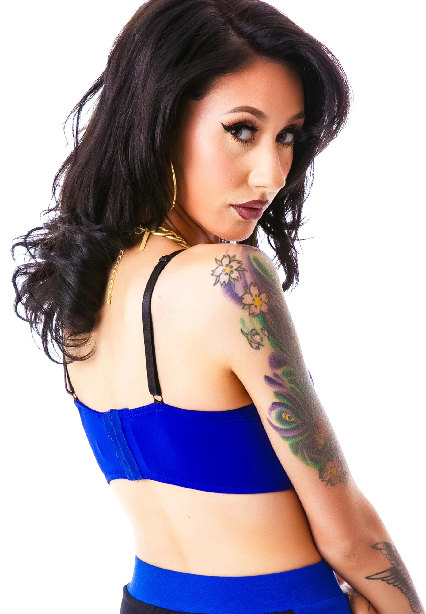 Wild Side Strappy Bra - Black - Image 4