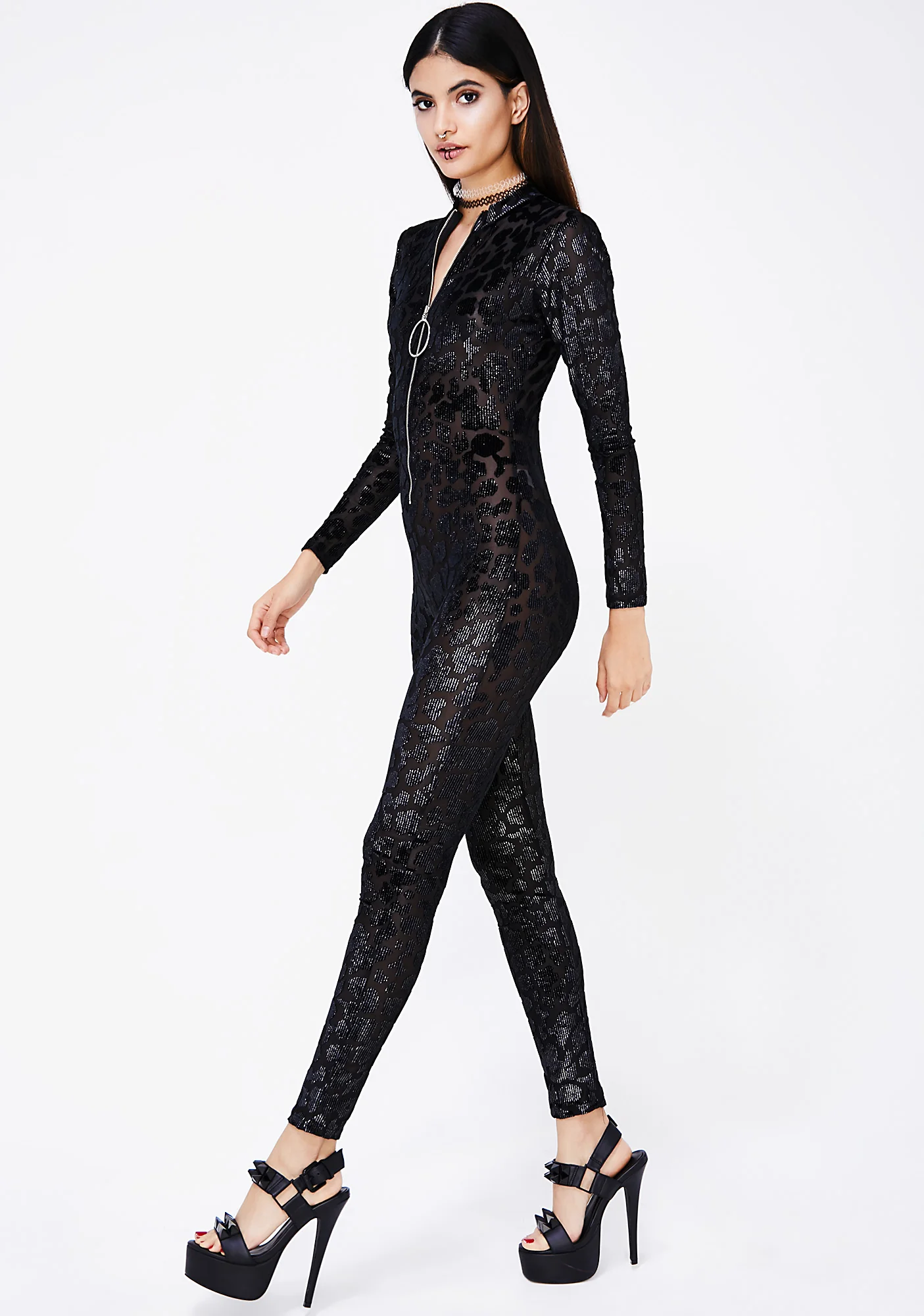 Wild Spotz Burnout Catsuit - Image 3