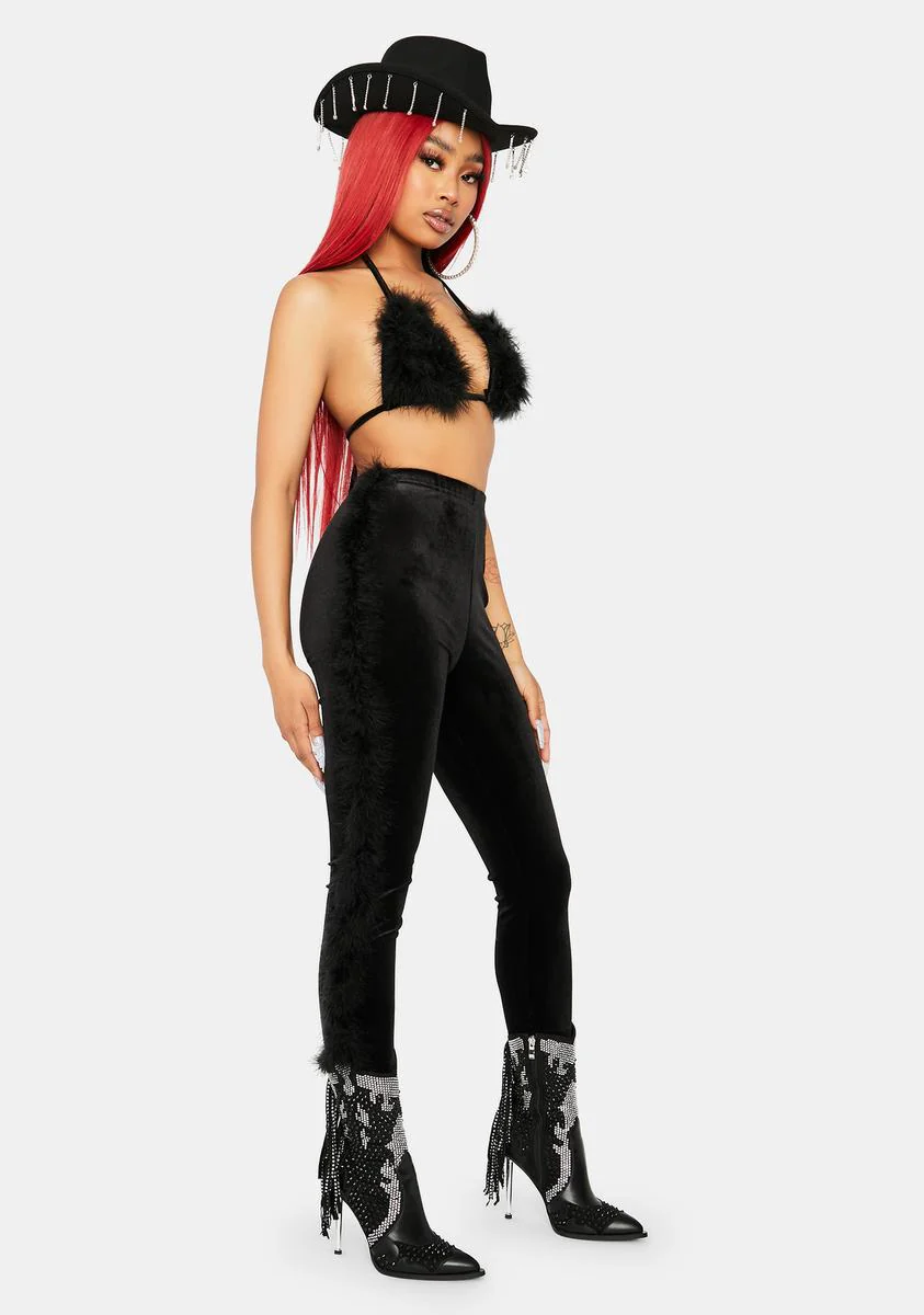 Wild Times Faux Fur Pant Set - Image 3