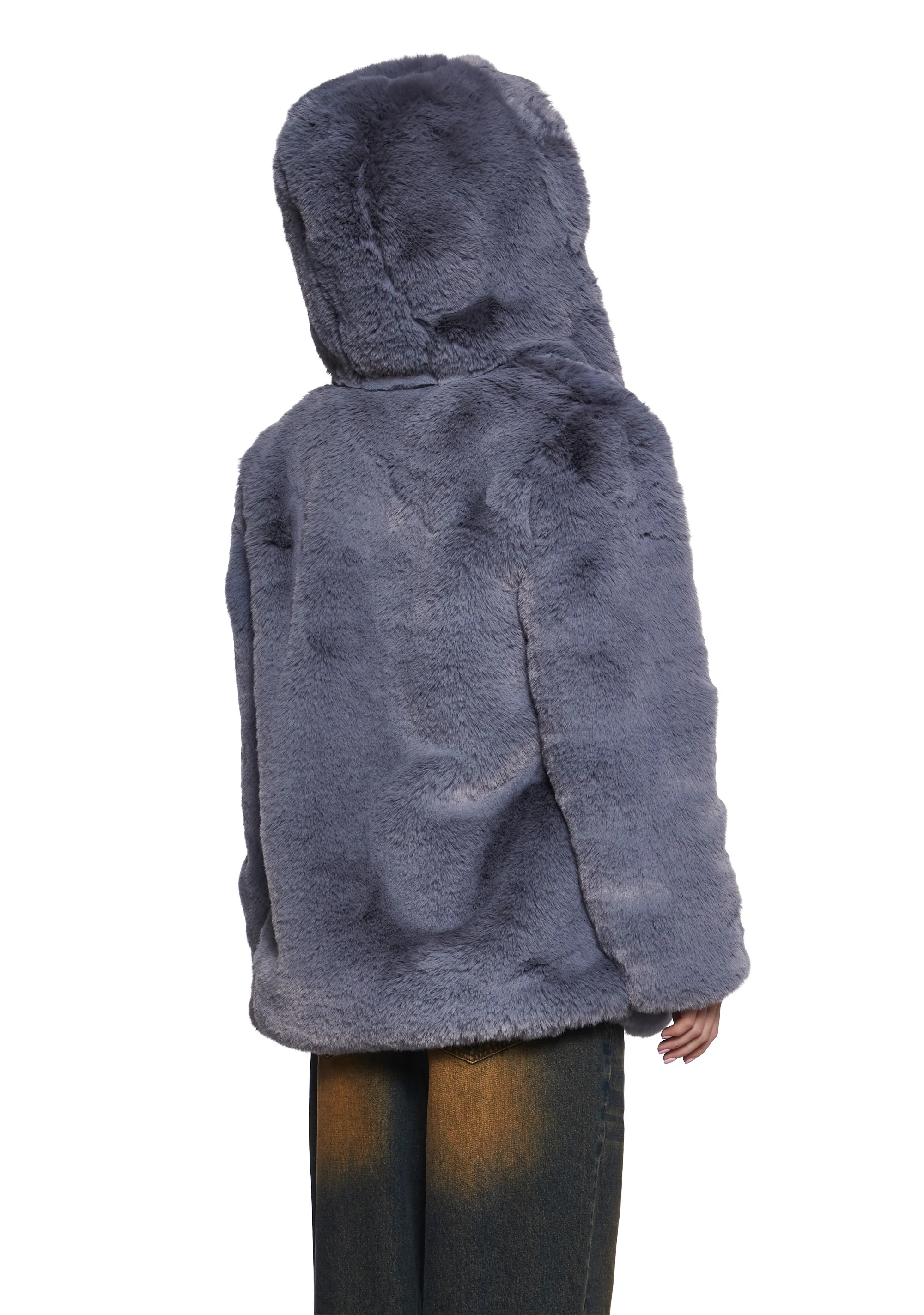 Wild Wintering Faux Fur Coat - Image 4