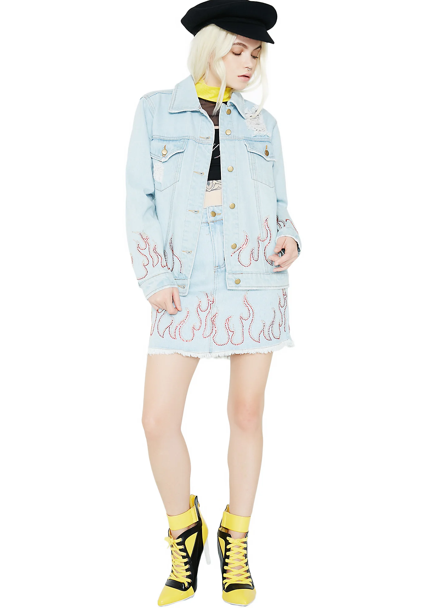 Wildfire Distressed Denim Jacket - Image 5