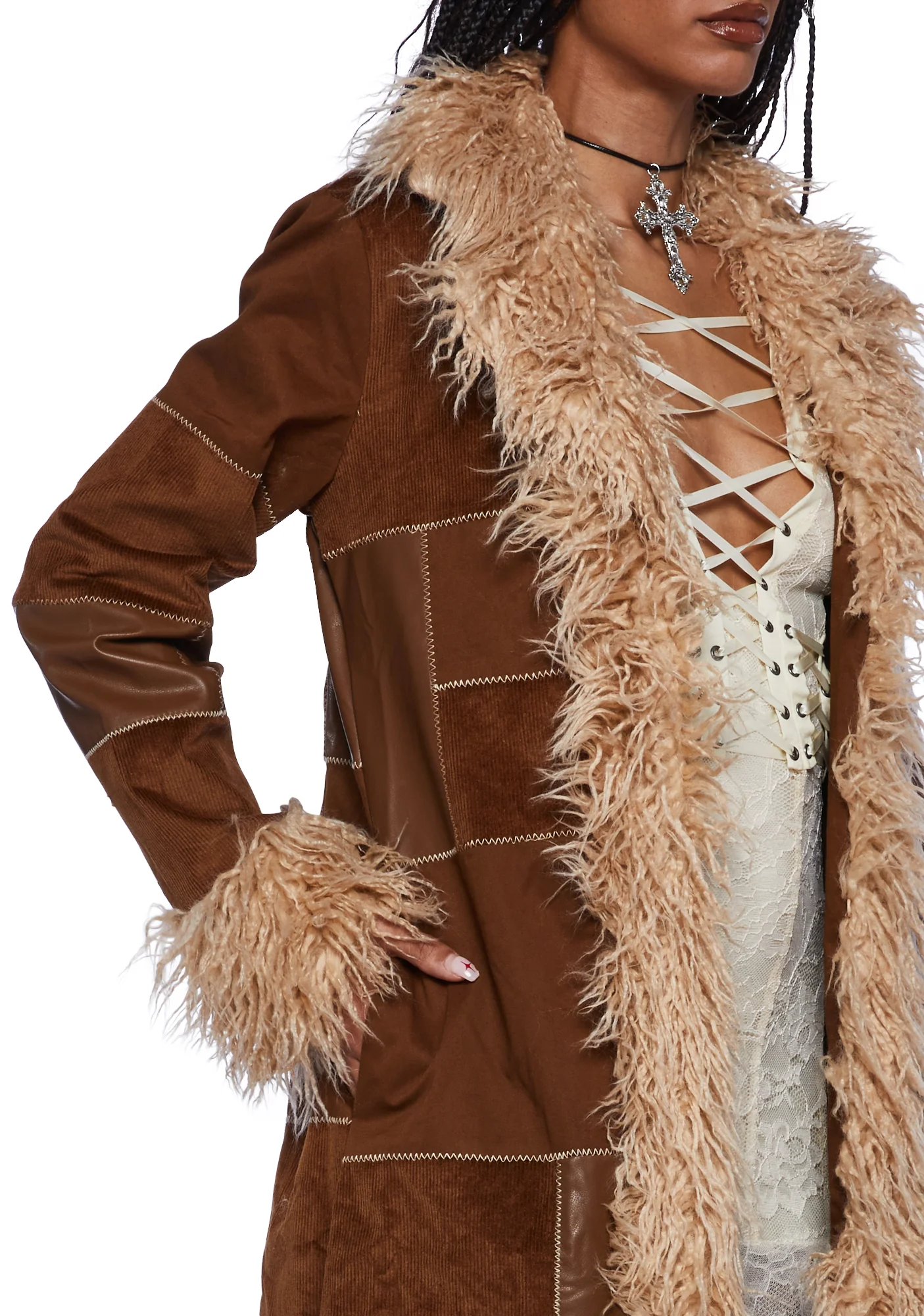 Wildflower Dreams Patchwork Coat - Image 5
