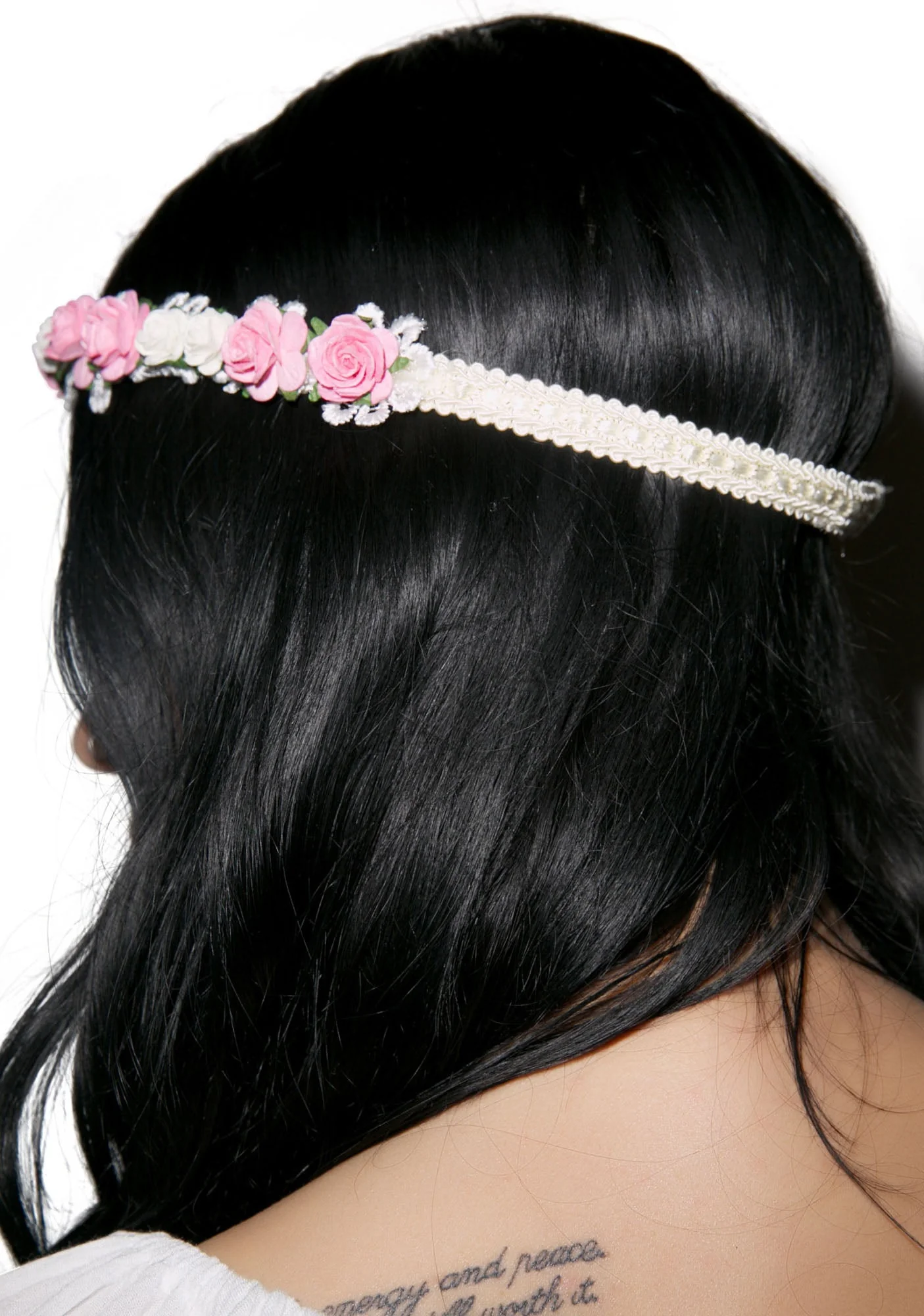 Wildwood Floral Headband - Black - Image 5