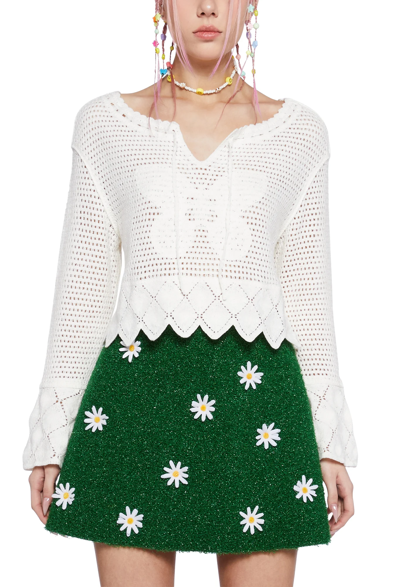 Wind Kissed Crochet Top - Image 5