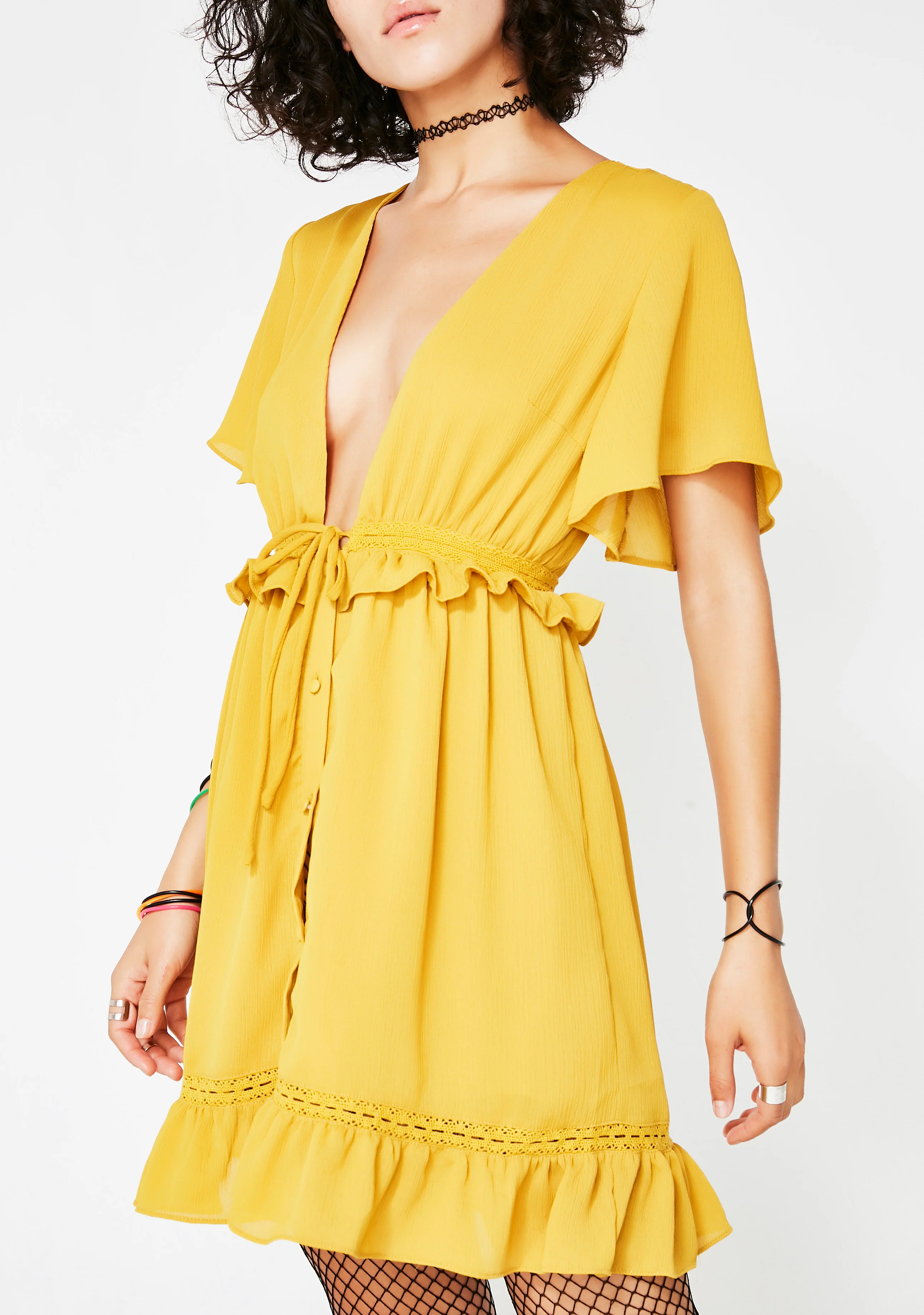 Wind Ya Hips Ruffle Dress - Image 3