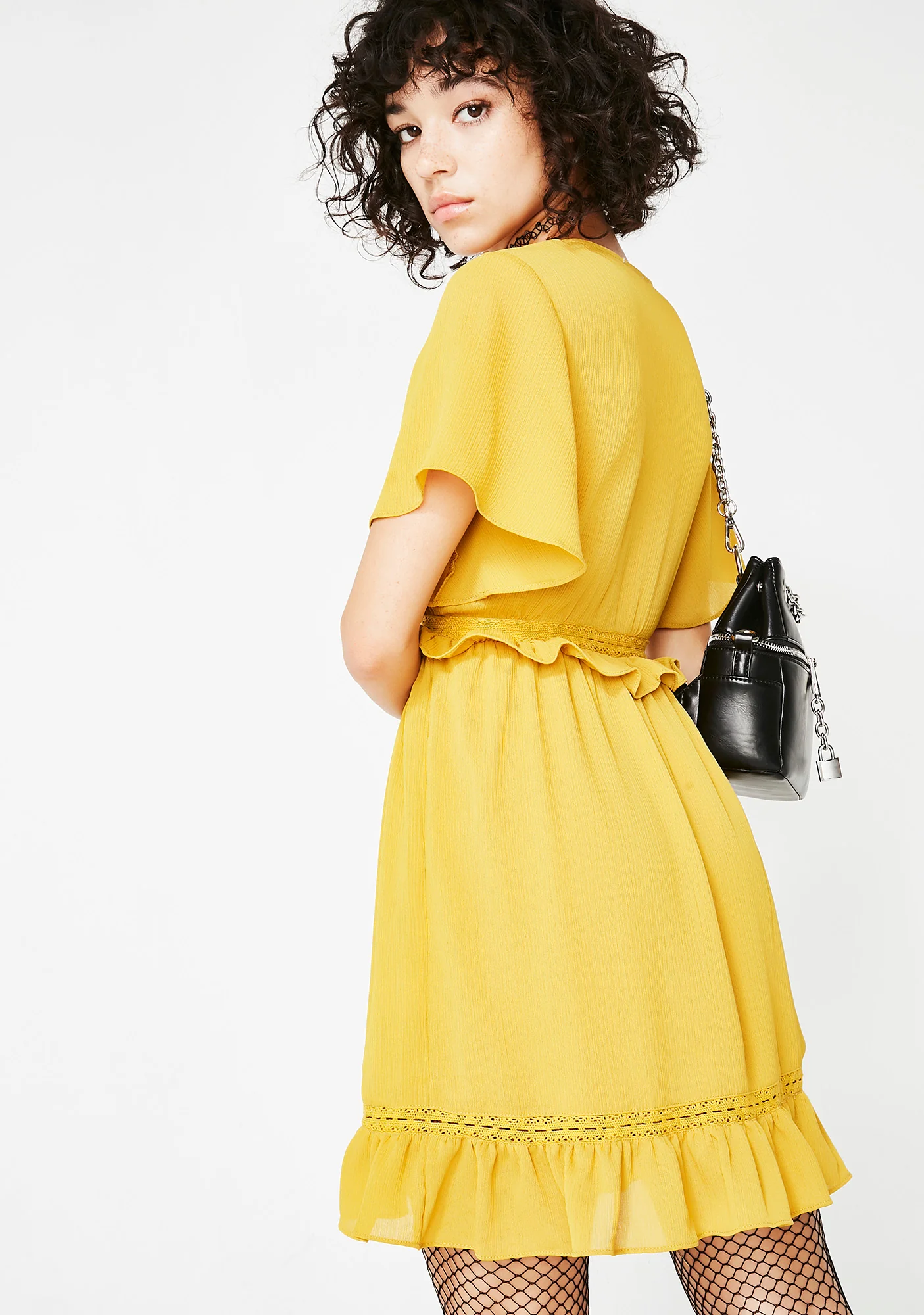 Wind Ya Hips Ruffle Dress - Image 4