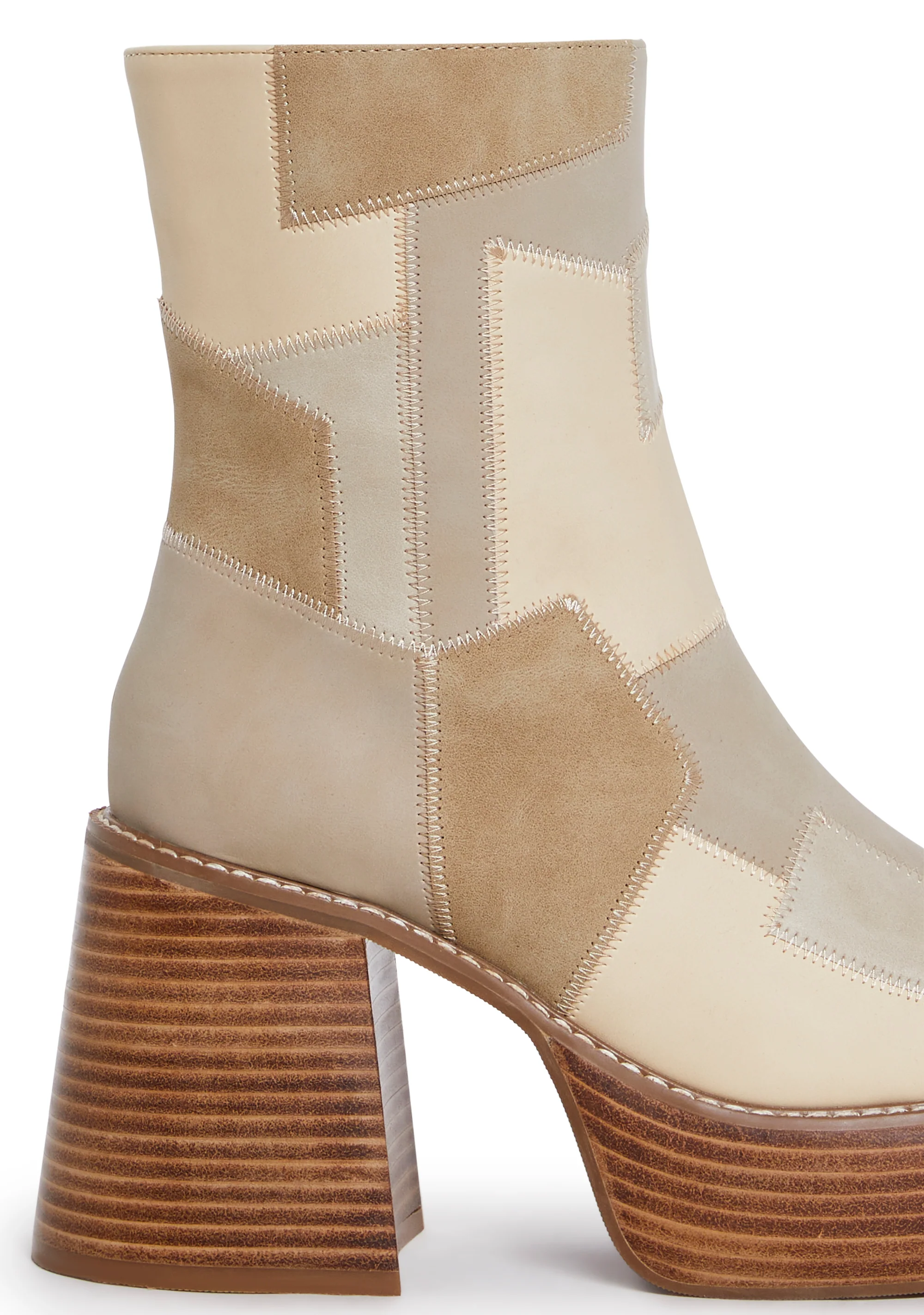 Winding Roads Ankle Boots - Beige - Image 2