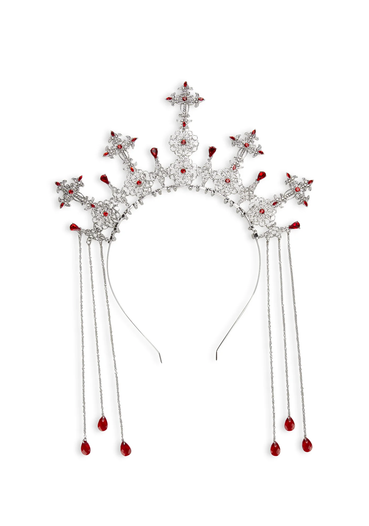 Winter Goddess Cross Crown - Image 4