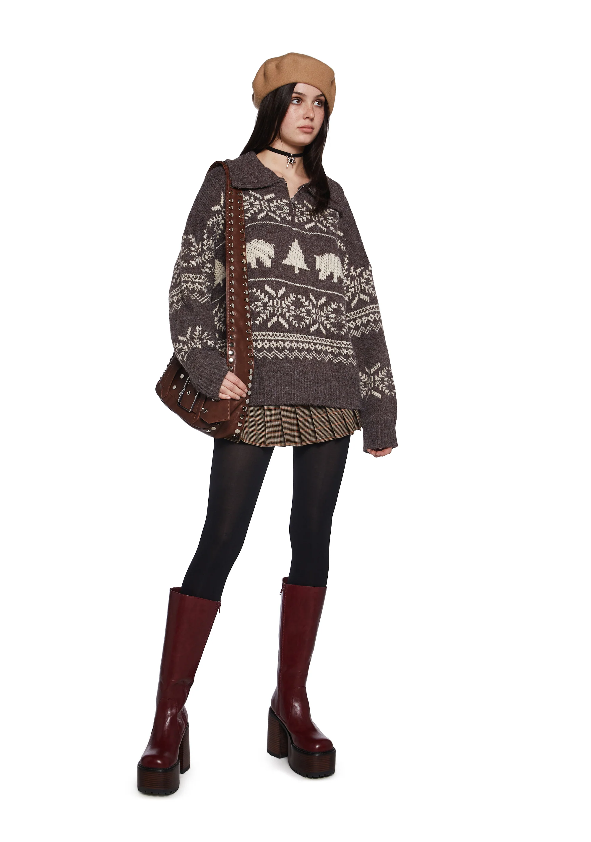Winter Wanderlust Oversized Sweater - Image 2