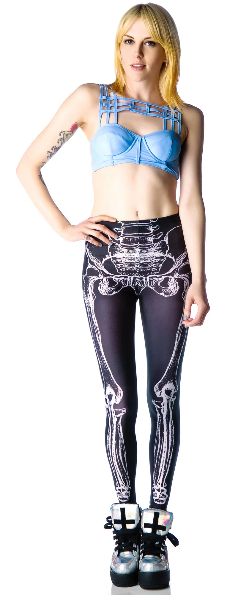 Wishbone Leggings - Black - Image 11