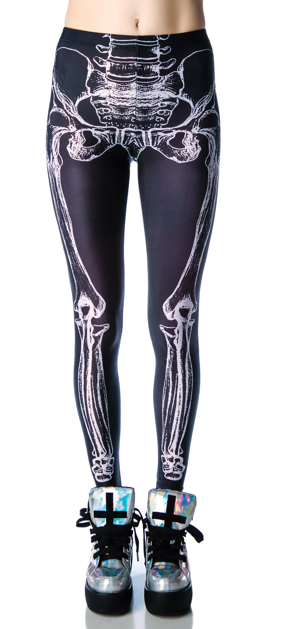 Wishbone Leggings - Black - Image 7