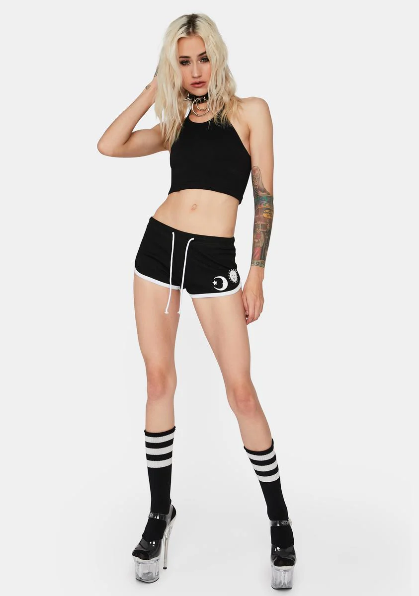 Witch Bitch Graphic Shorts - Image 3