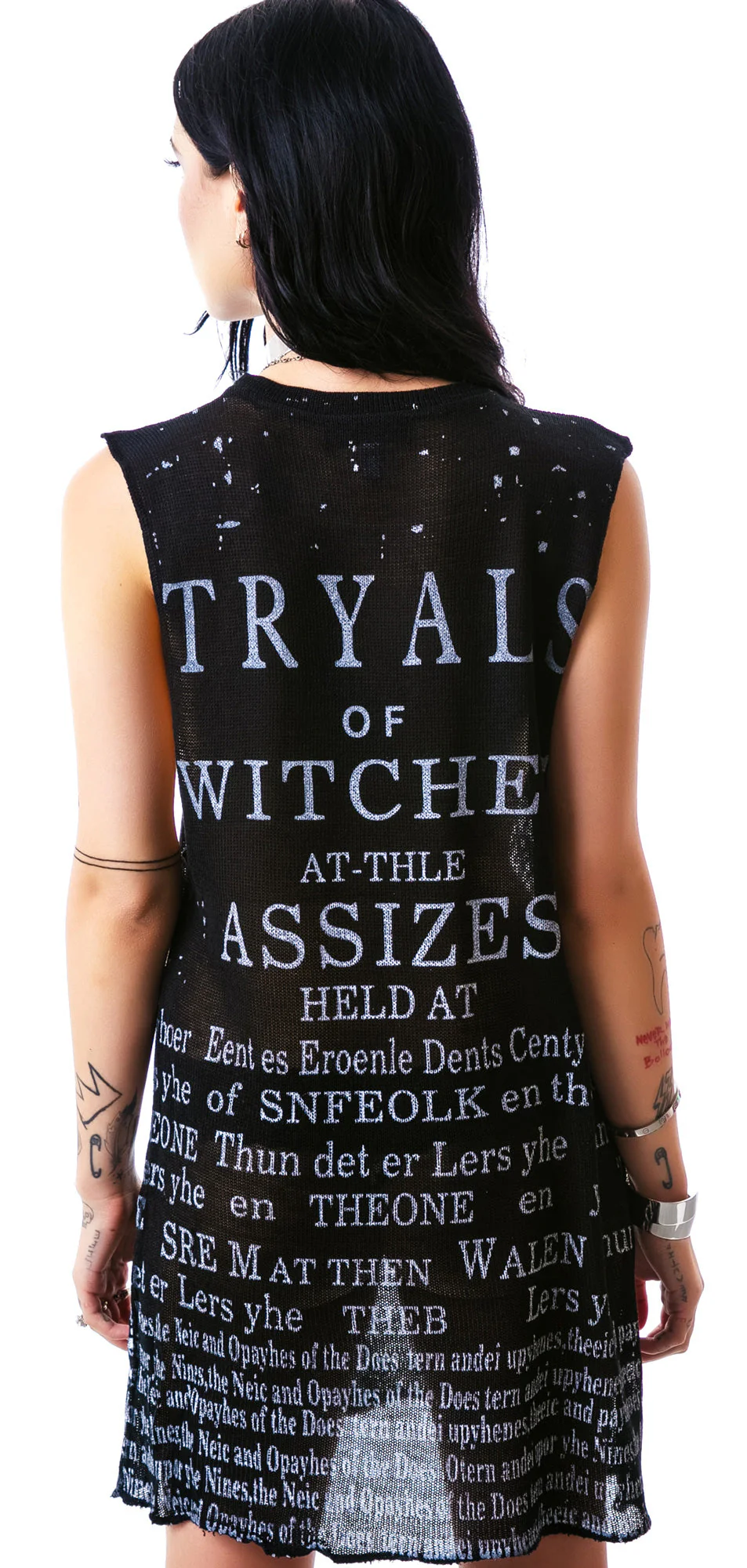 Witch Tryal Top - Black - Image 8
