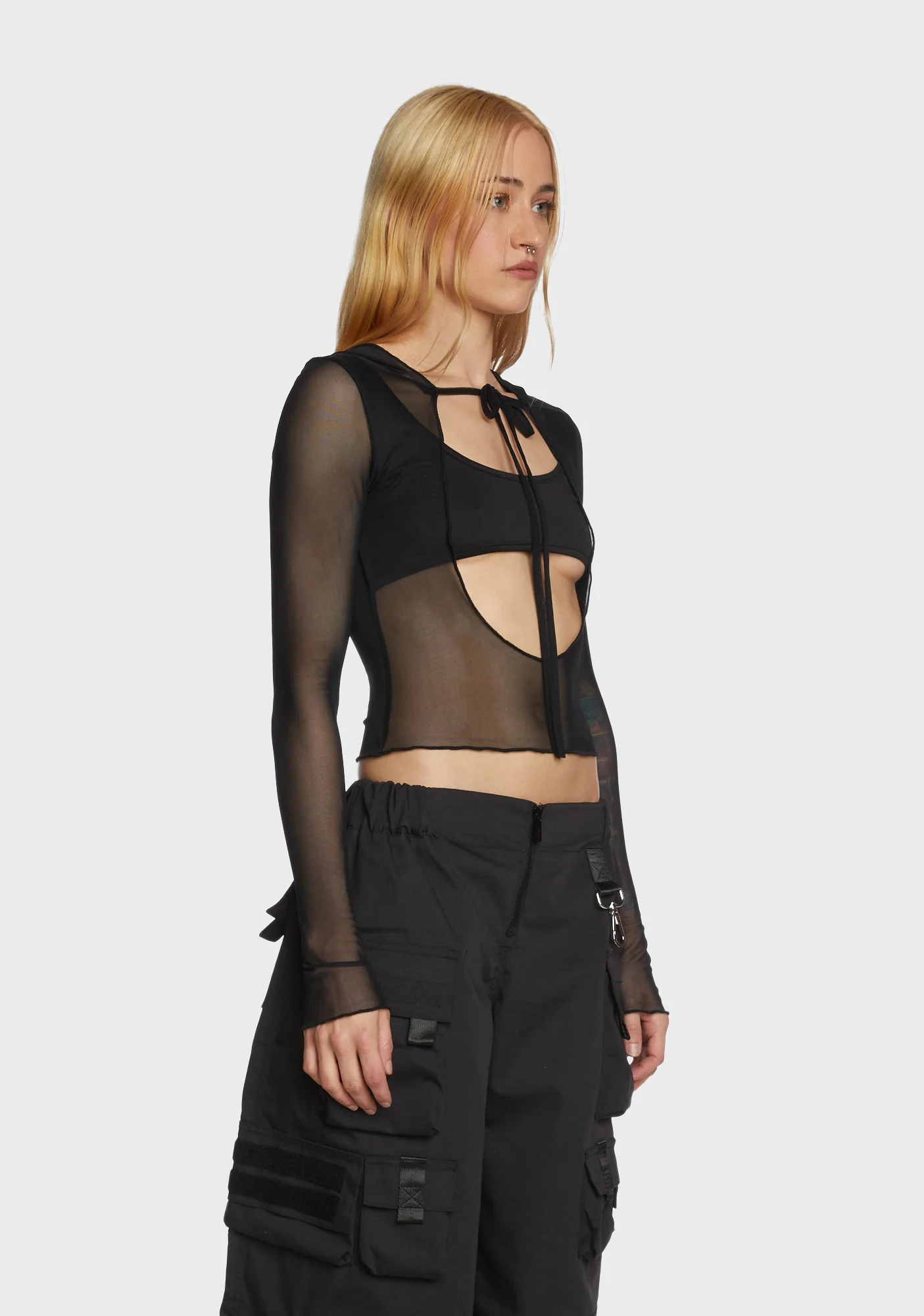 Witchy Day Sheer Hoodie - Image 4