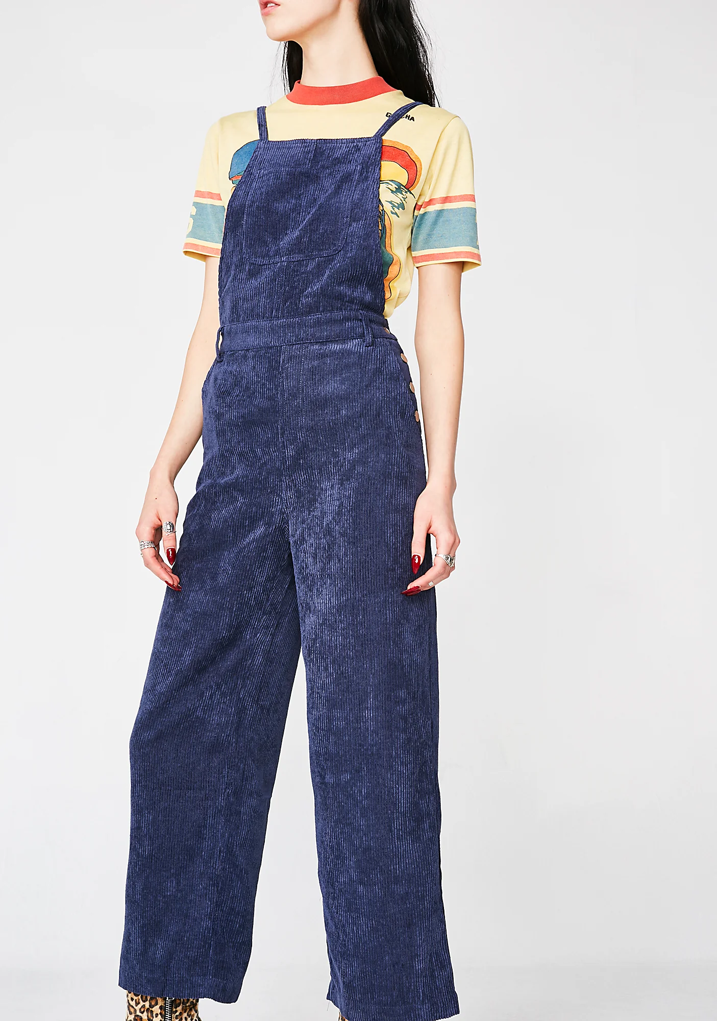 Without Ya Corduroy Overalls - Image 3