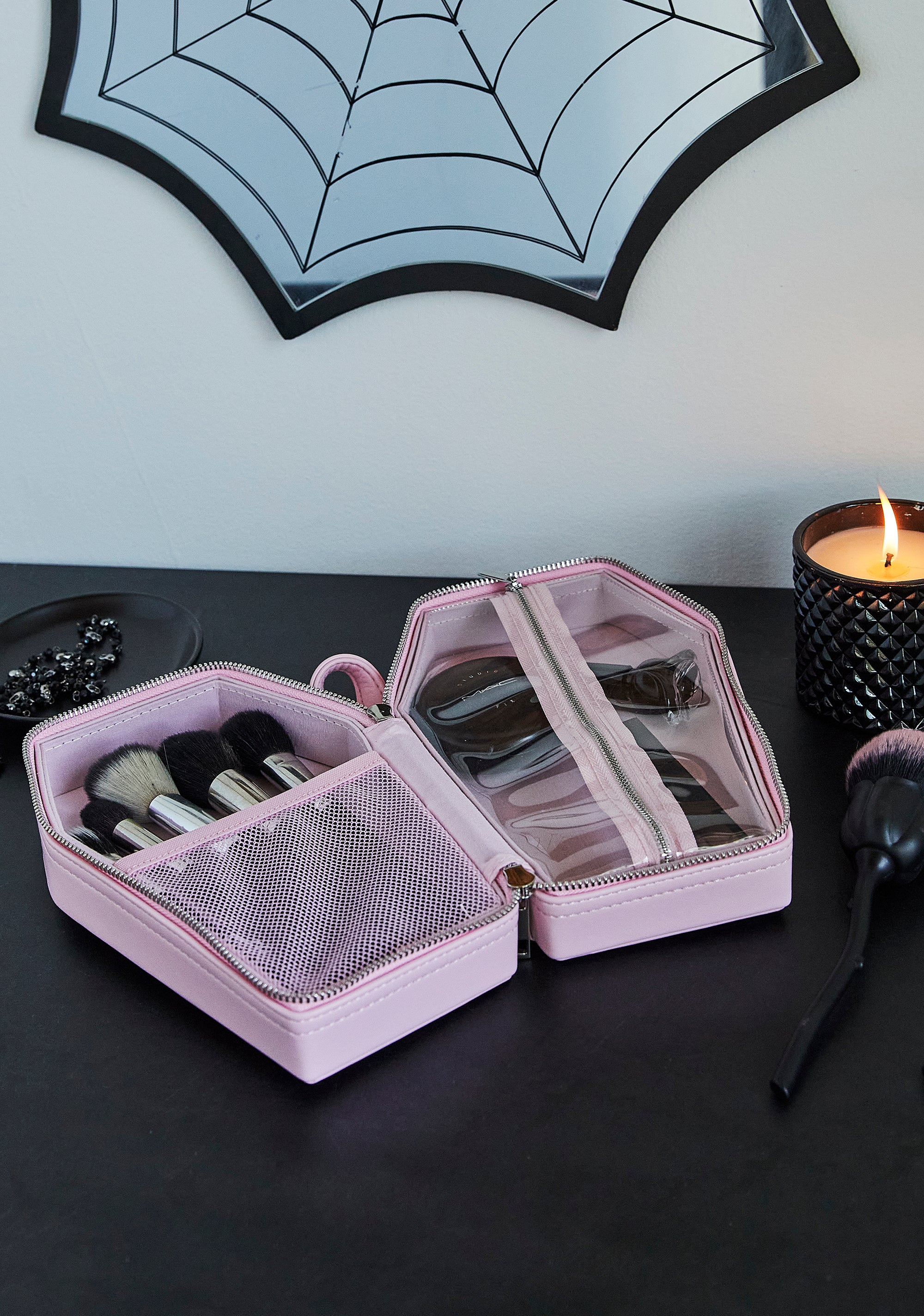 Woefully Webbed Coffin Makeup Bag - Image 6