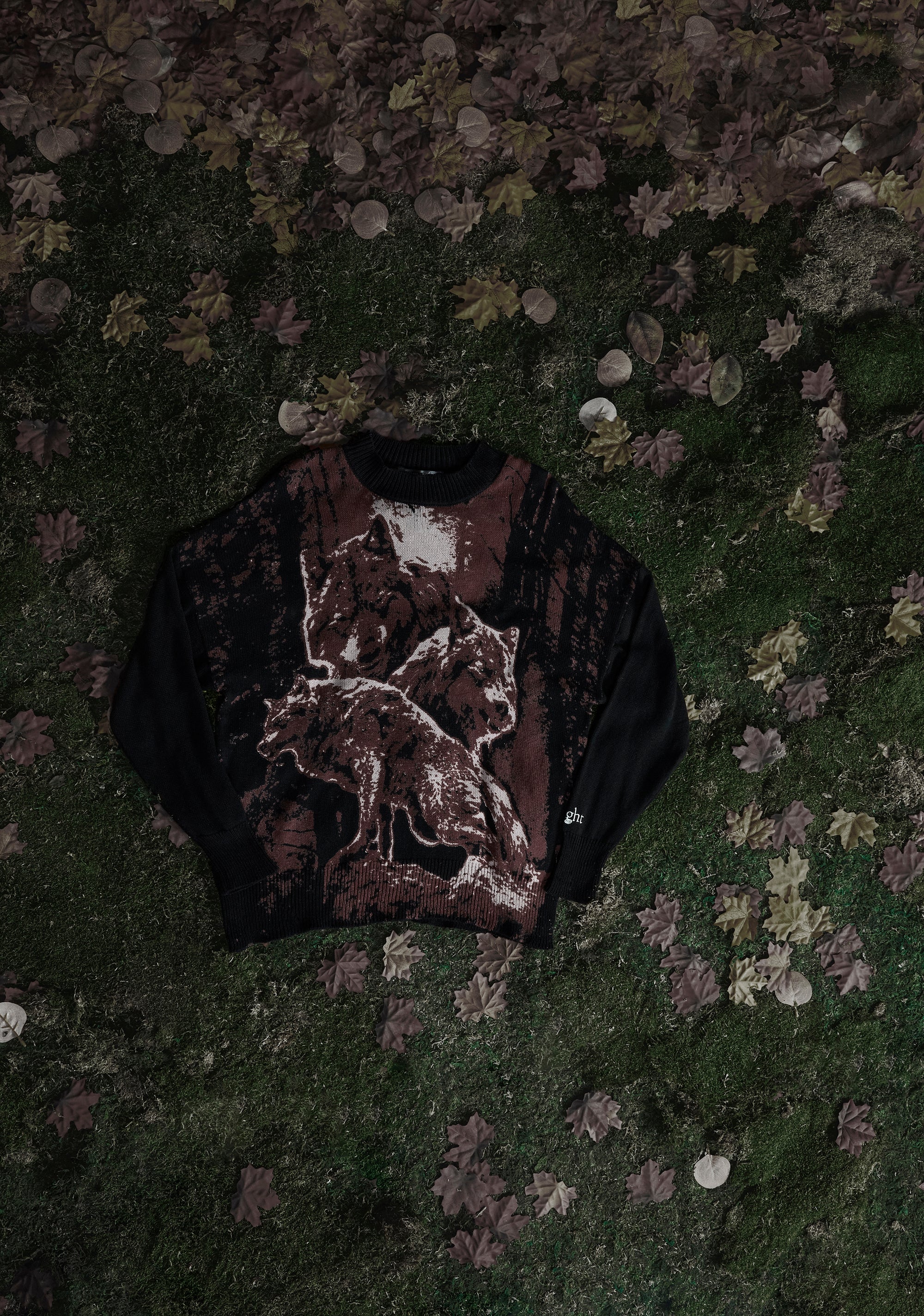 Wolf Pack Oversized Sweater - Image 6