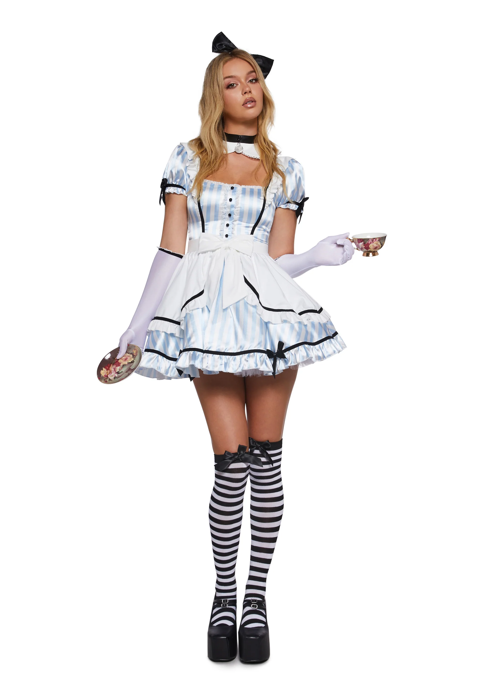 Wonderland Girl Costume Set - Image 2