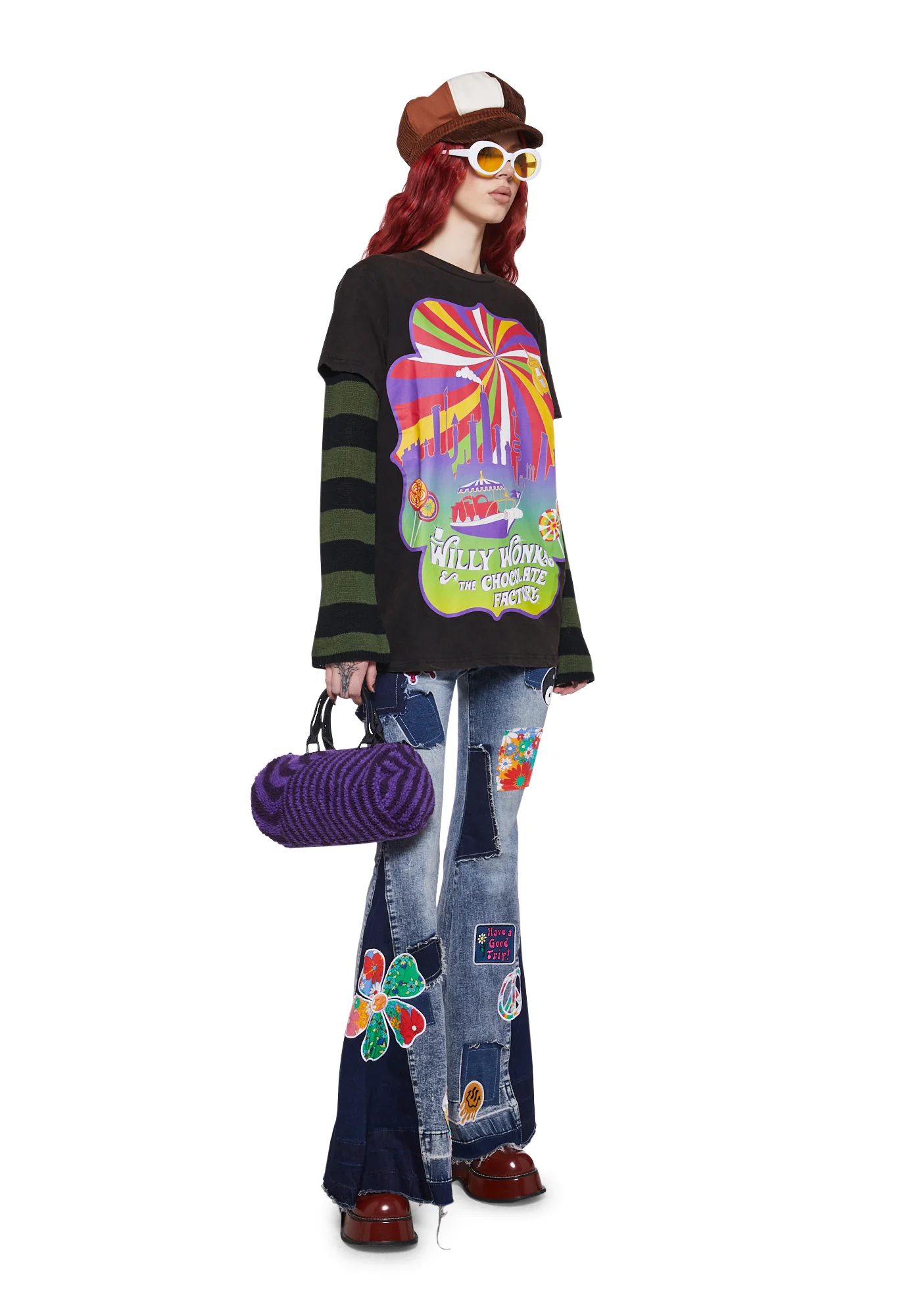 Wondrous Boat Ride Oversized Tee - Image 2