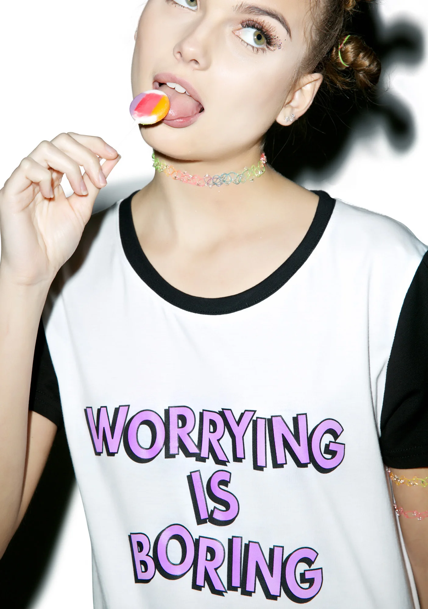 Worrying Is Boring Tee - Image 5