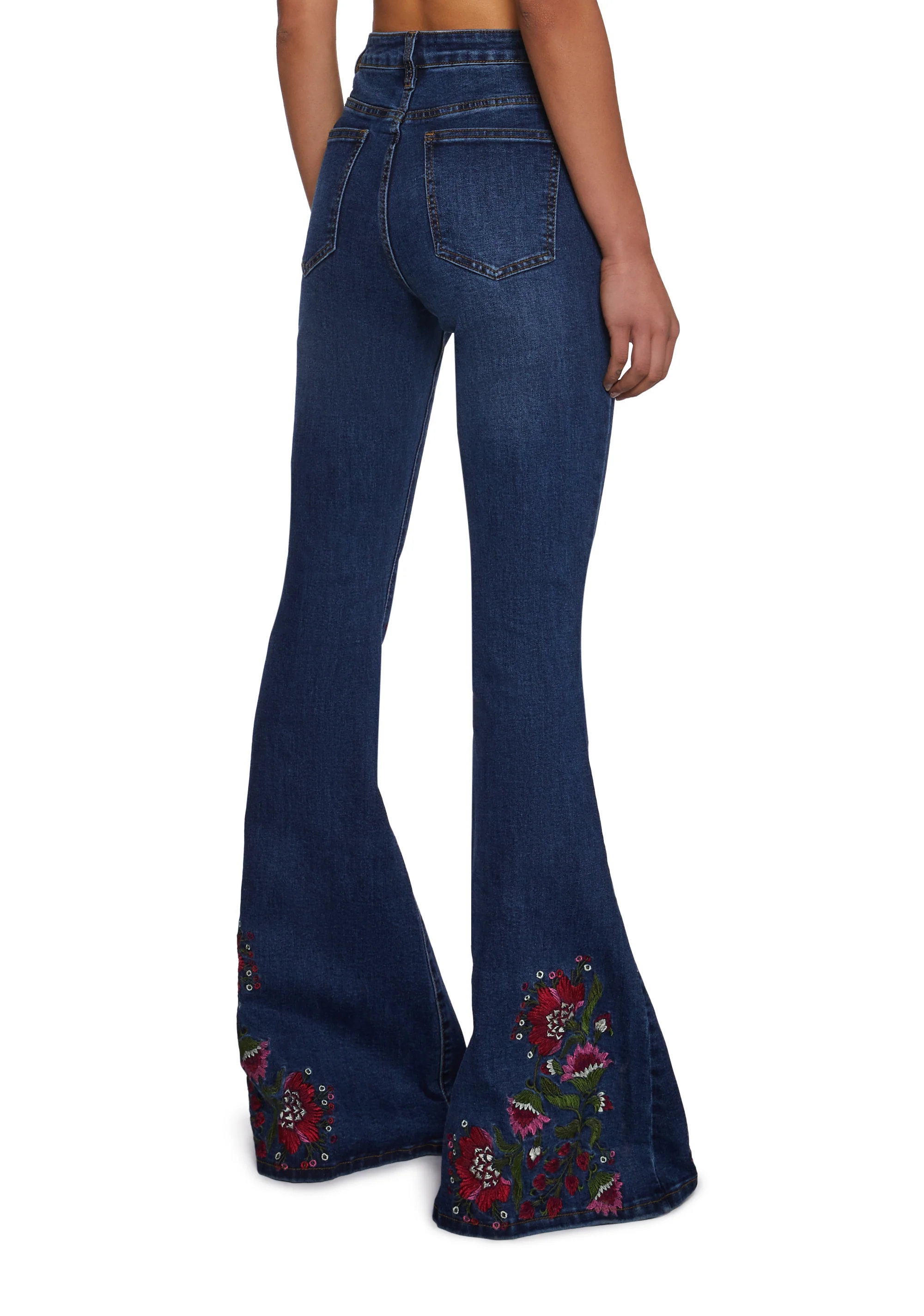 Woven Dreams Embroidered Jeans - Image 5