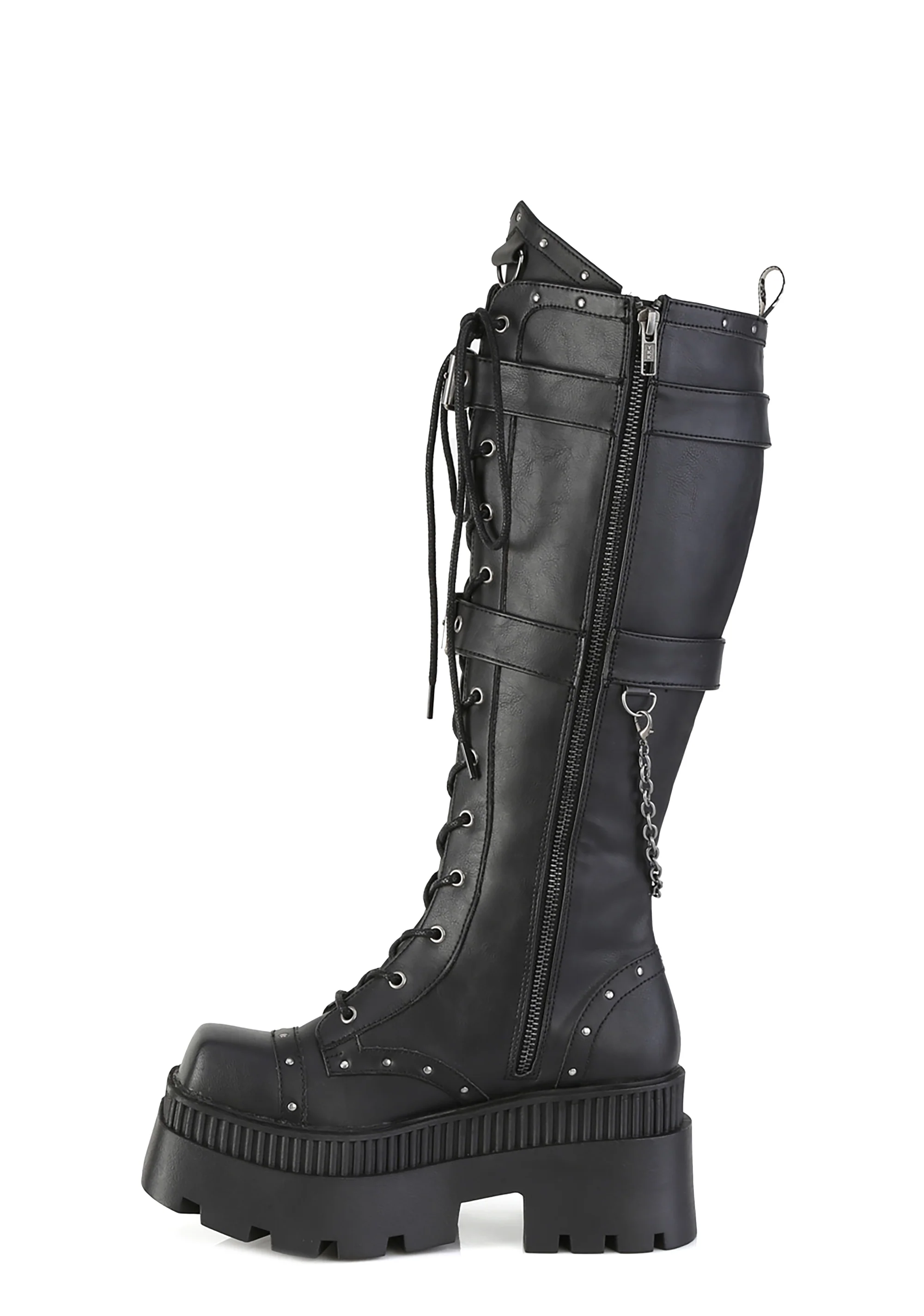 Wrath-205 Platform Knee High Boots - Image 3