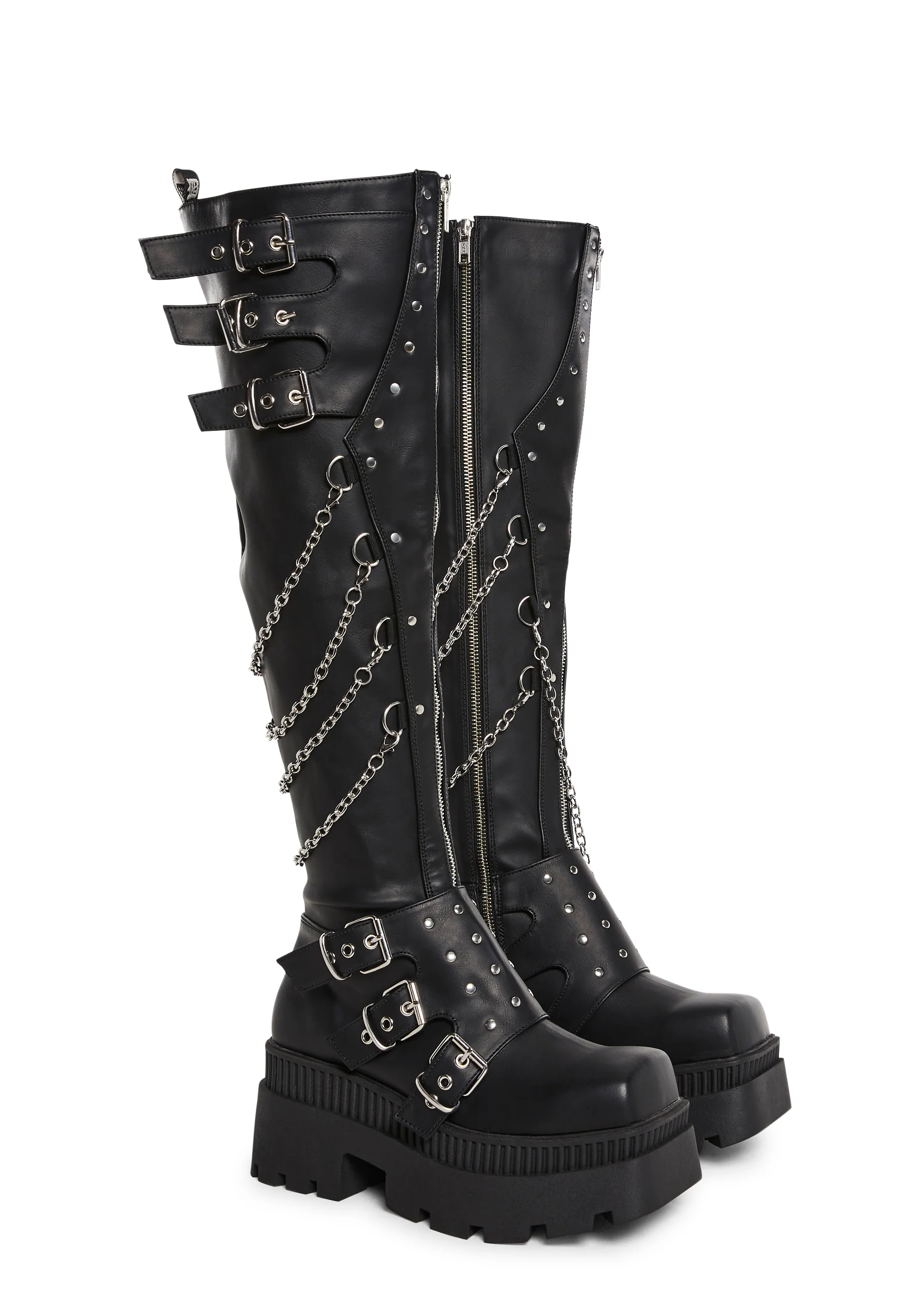 Wrath-310 Platform Thigh High Boots - Image 3