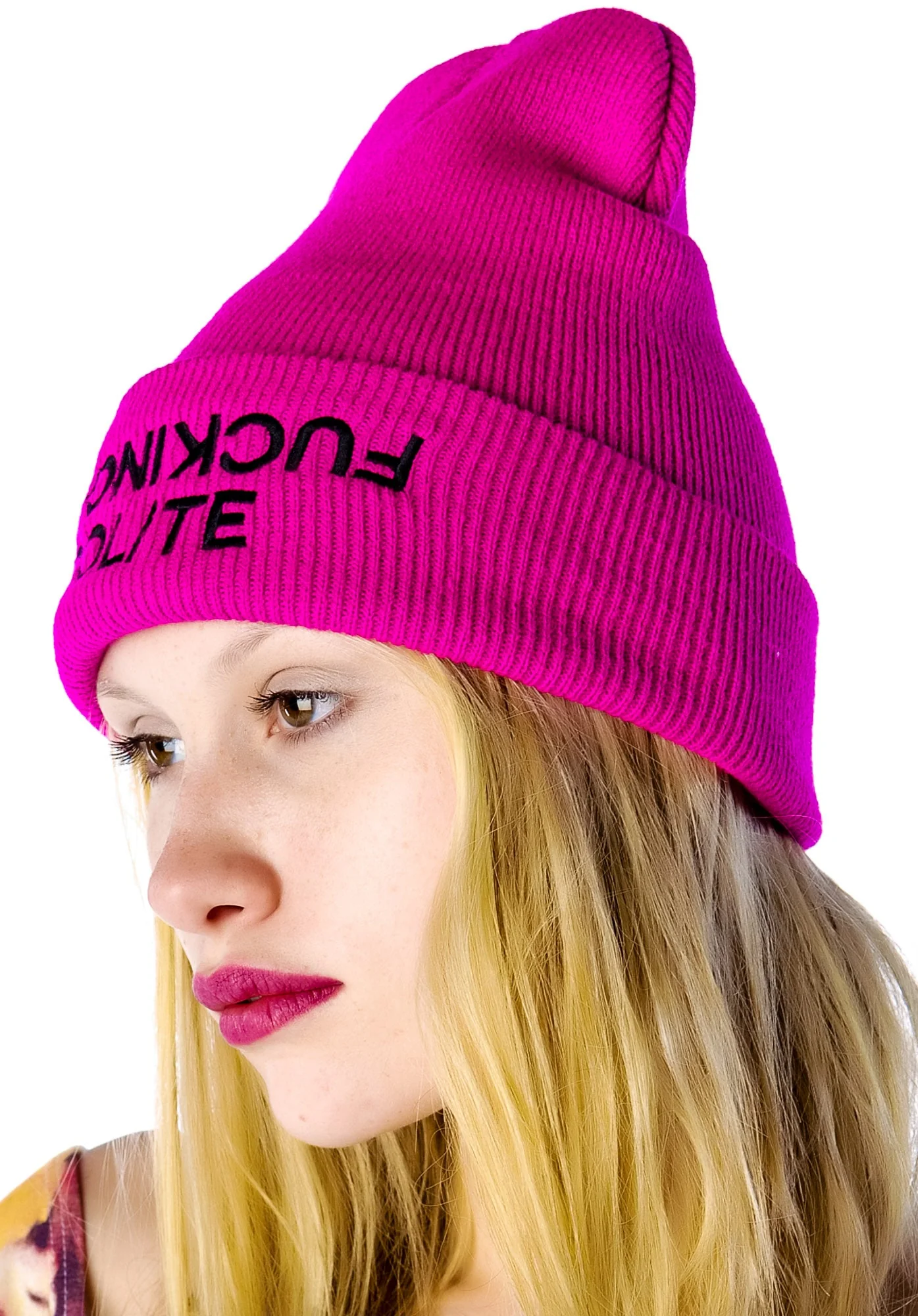 x Belle of the Brawl Polite Beanie - Pink - Image 2
