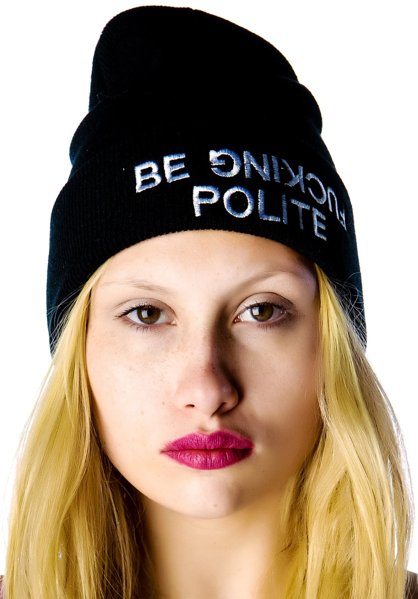 x Belle of the Brawl Polite Beanie - Pink - Image 6