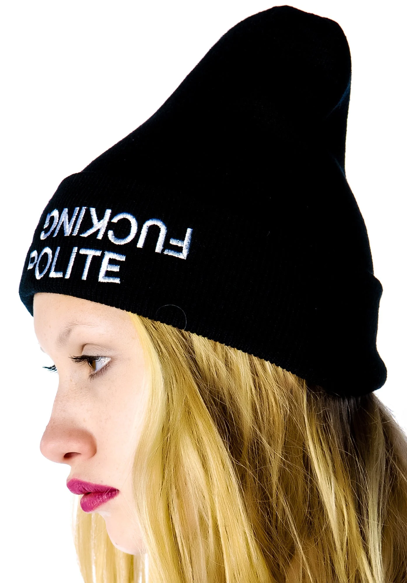 x Belle of the Brawl Polite Beanie - Pink - Image 7