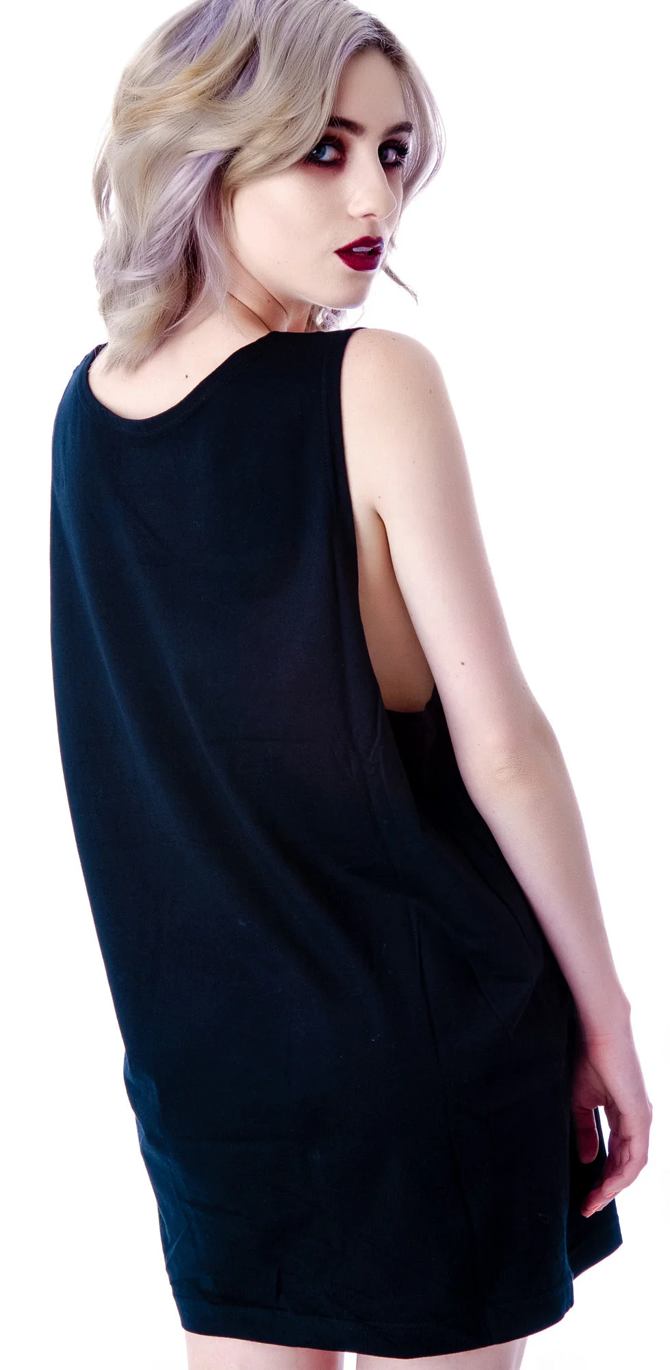 x BOY London Boy Cross Oversized Tank - Black - Image 19